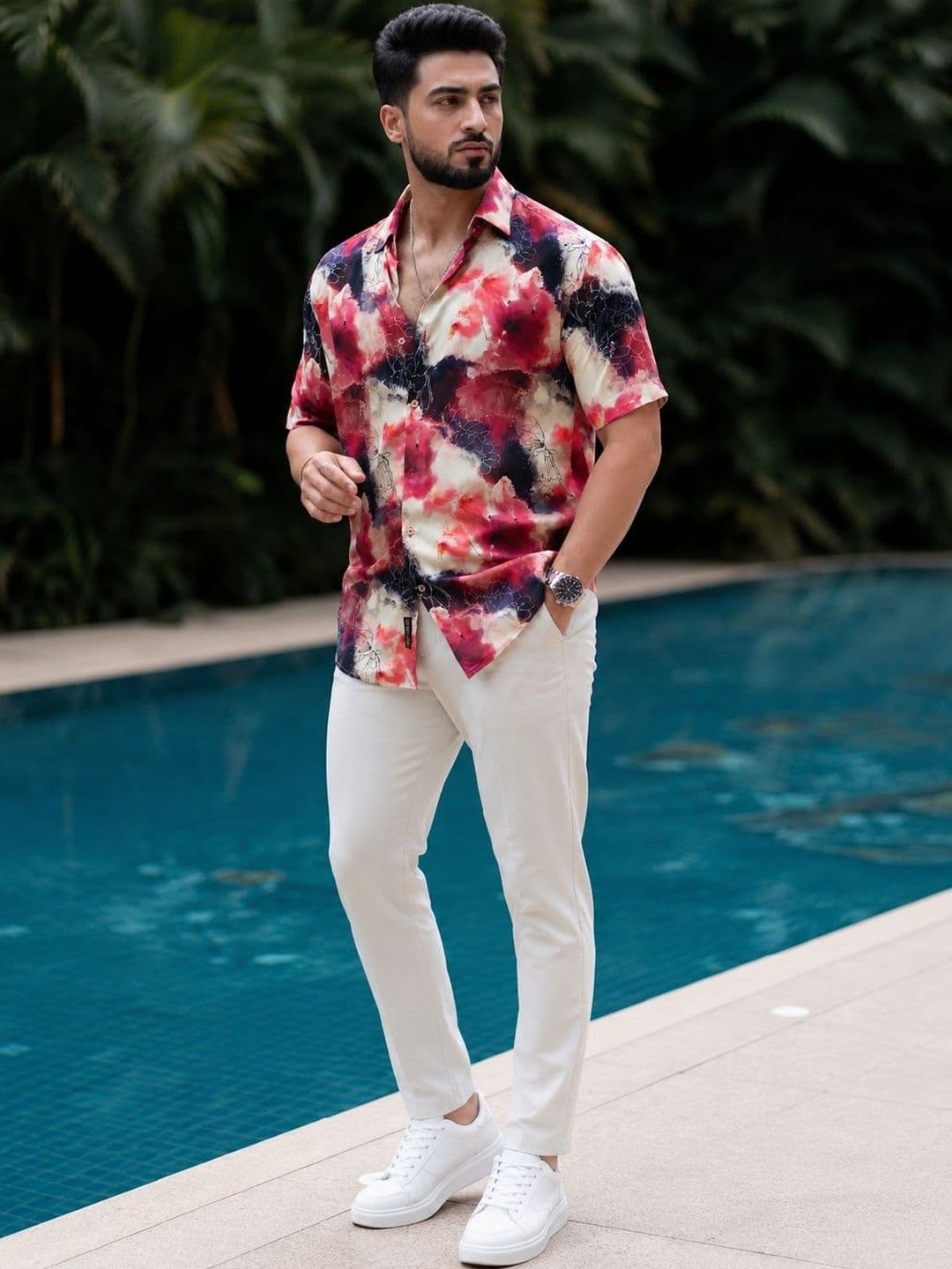 HERE&NOW Men Comfort Floral Printed Casual Shirt - view 1