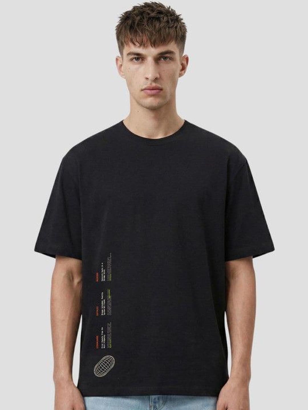 High Star Men Typography Printed T-shirt - view 1