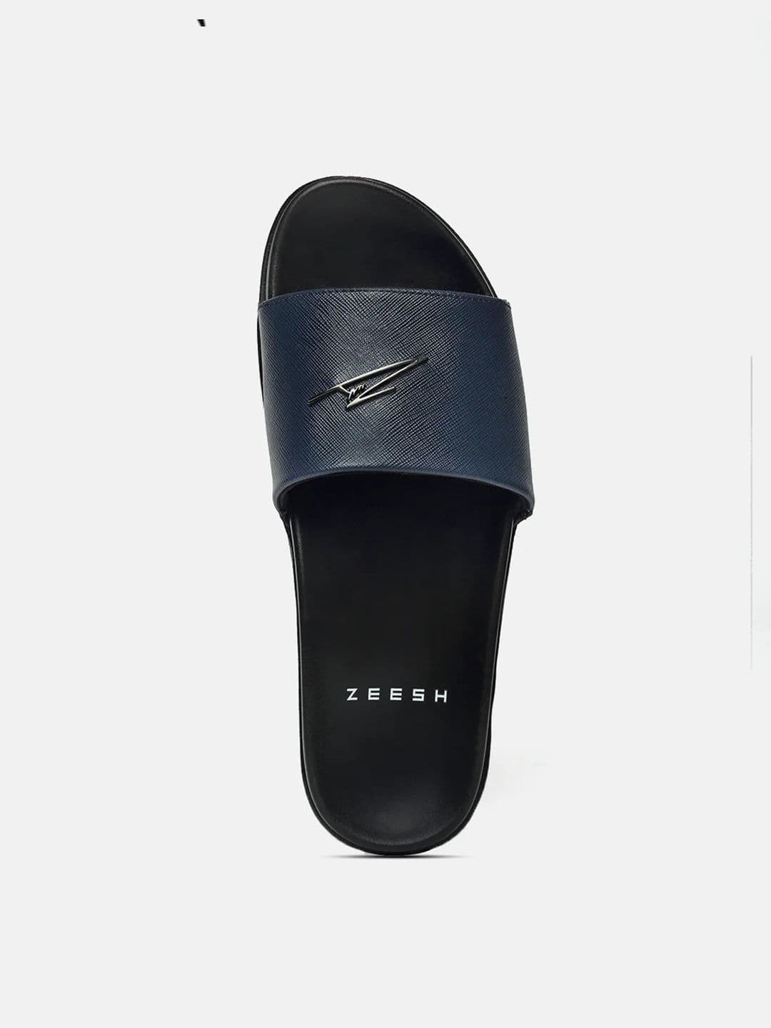 ZEESH Men Solid Ridgeway Leather Sliders thumbnail 4