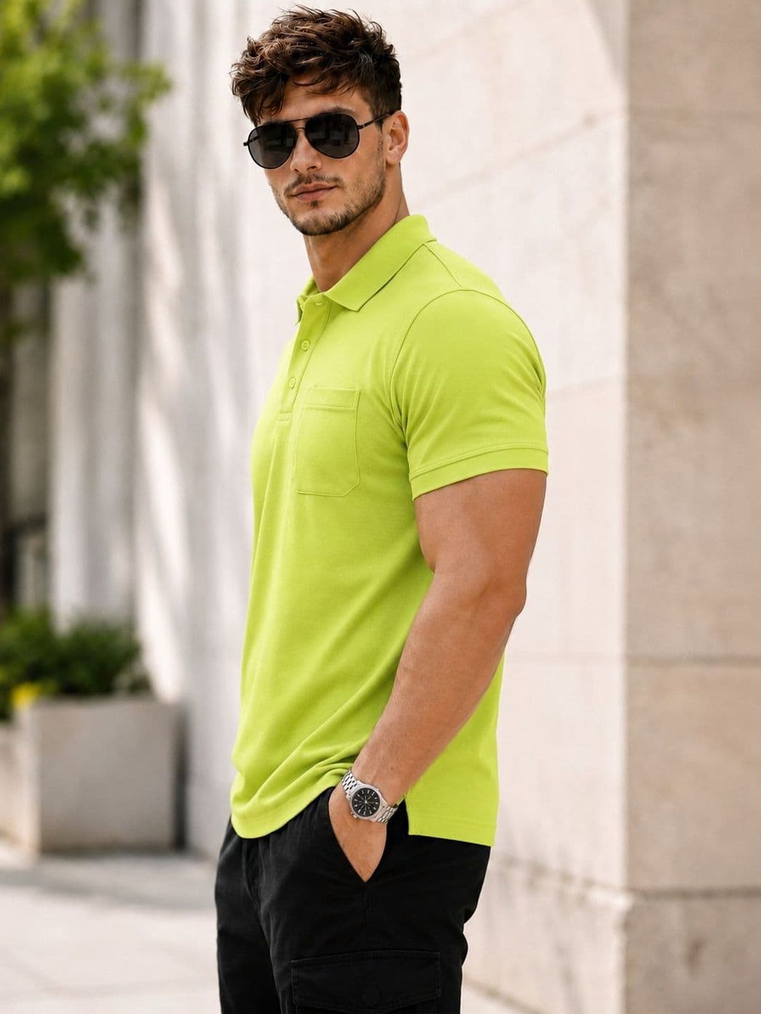 SCUBA Men Polo Collar Pockets T-shirt thumbnail 3