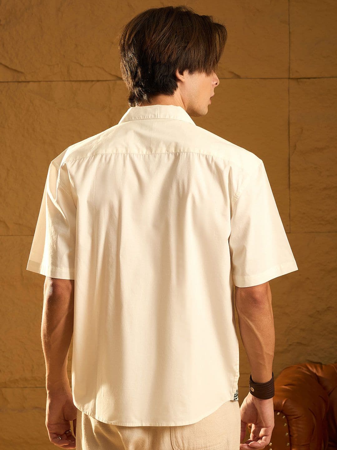 DENNISON Floral Embroidery Oversized Casual Shirt thumbnail 6