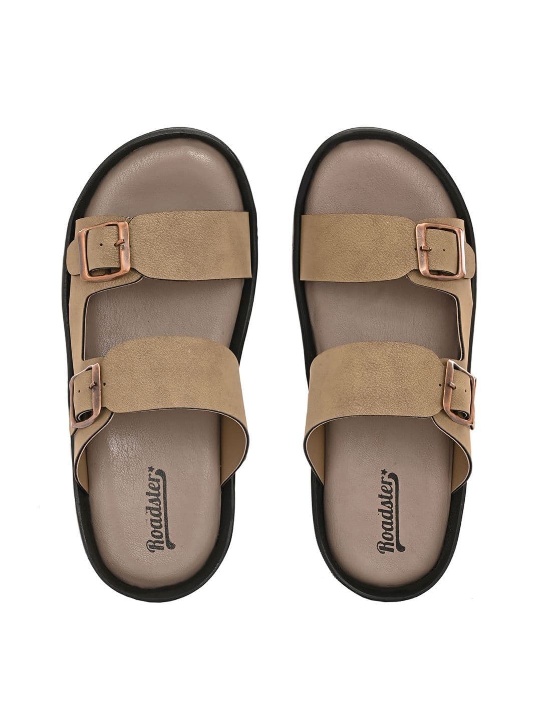 The Roadster Lifestyle Co Men PU Slip-On Comfort Sandals thumbnail 4