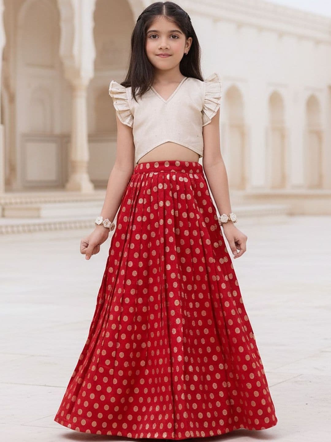 KALANANDI Girls Ready to Wear Lehenga & - view 1