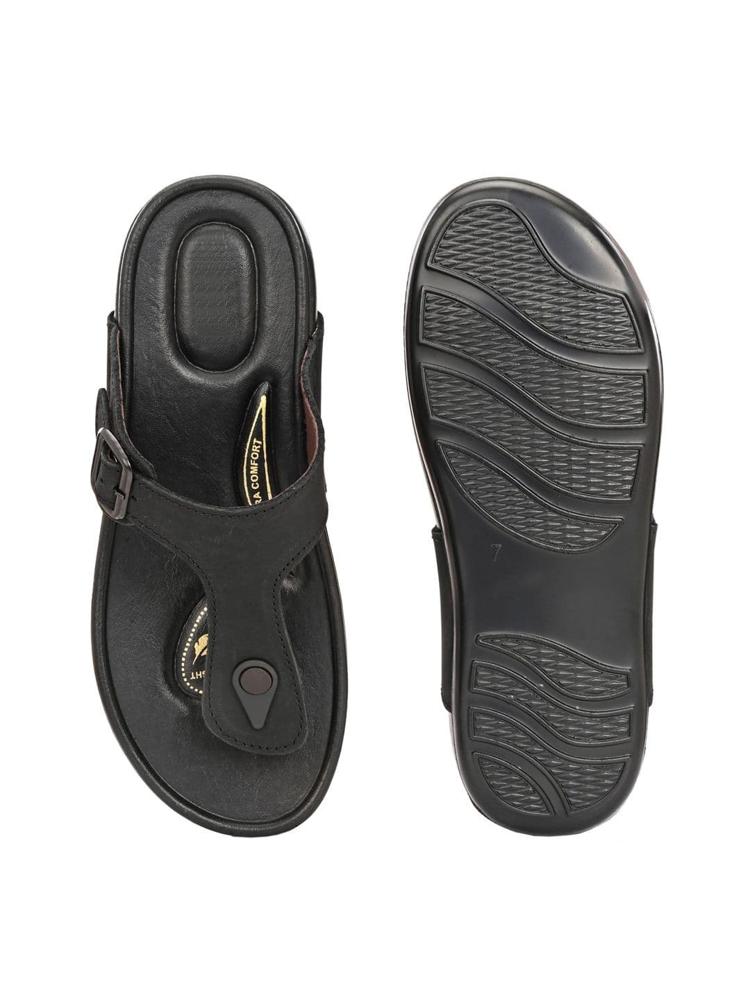 AfroJack Men Leather Comfort Sandals thumbnail 5