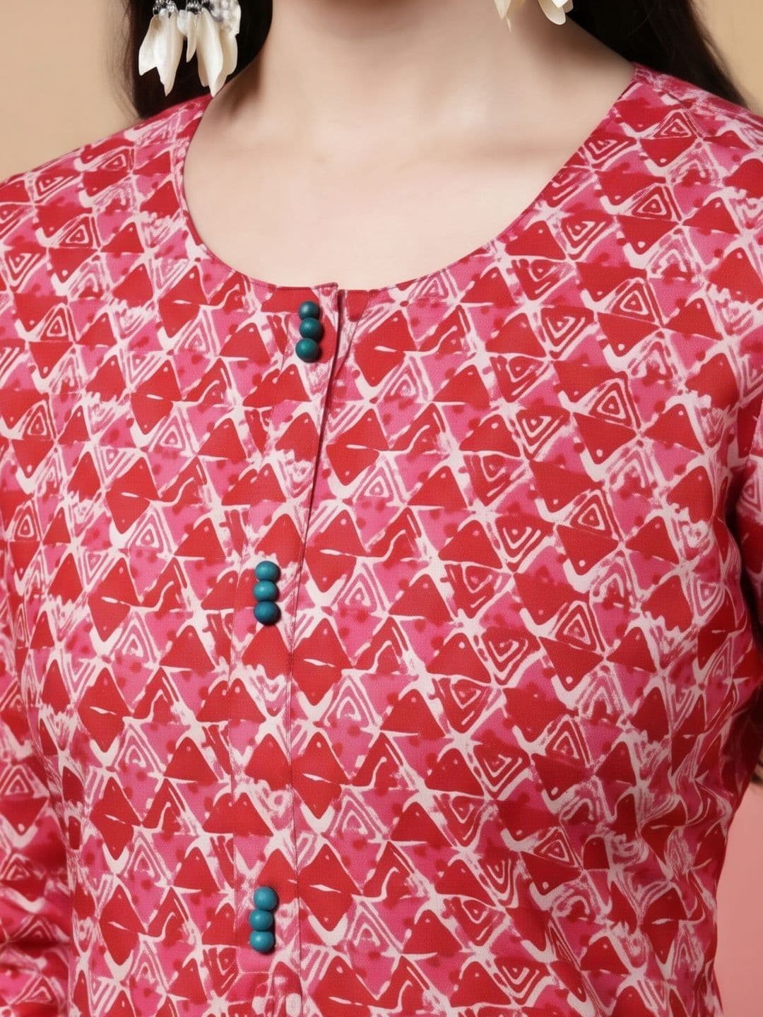 Jaipur Kurti Women Geometric Printed Kurta thumbnail 6