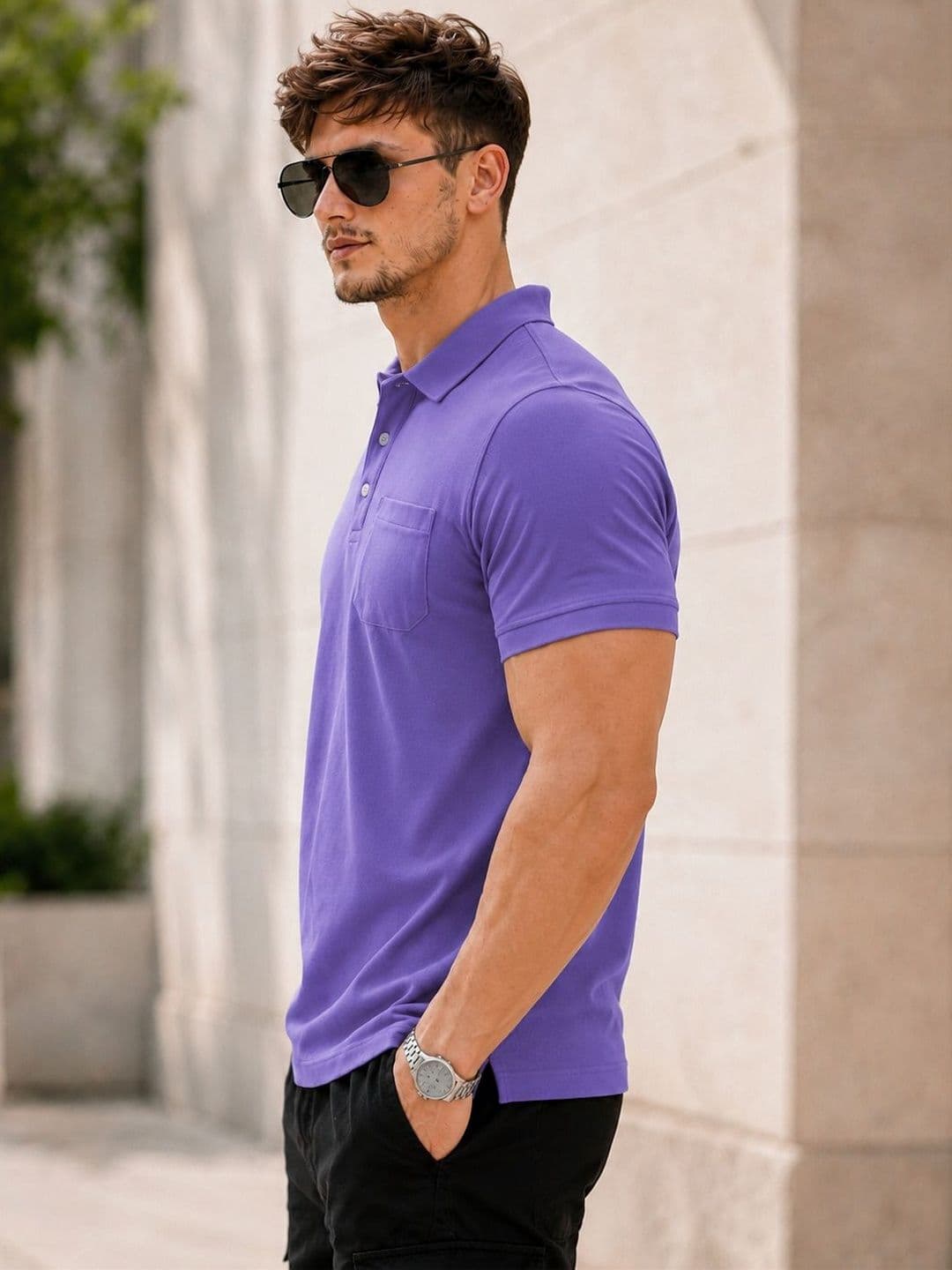 SCUBA Men Polo Collar Pockets T-shirt thumbnail 3