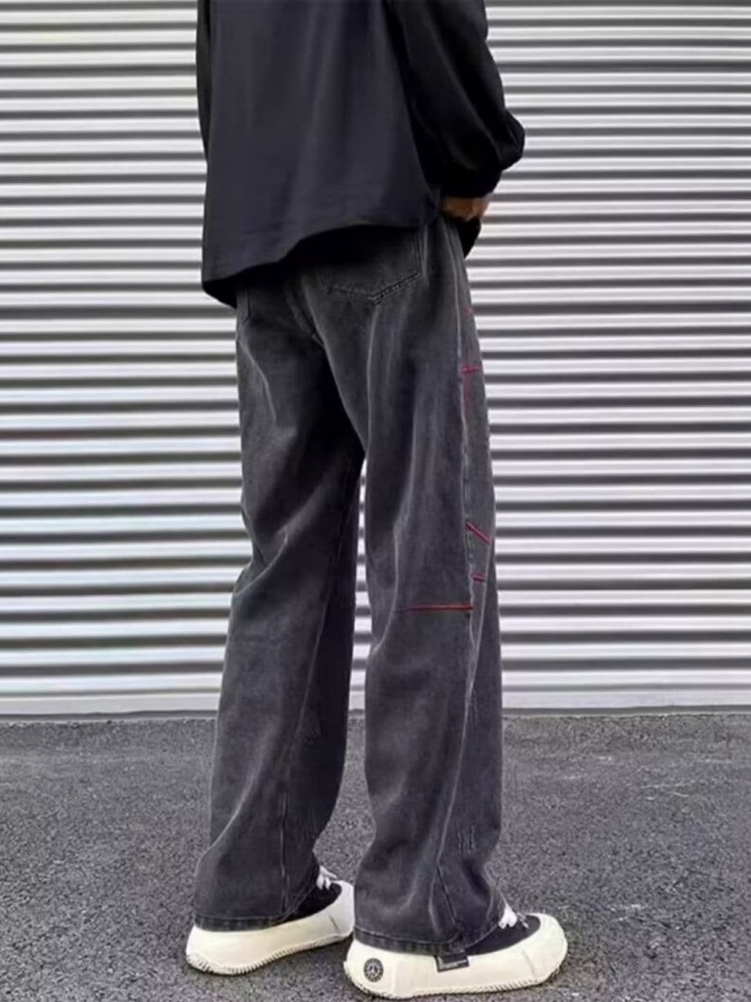 StyleCast Men Polka Dot Original Denim Jeans thumbnail 2