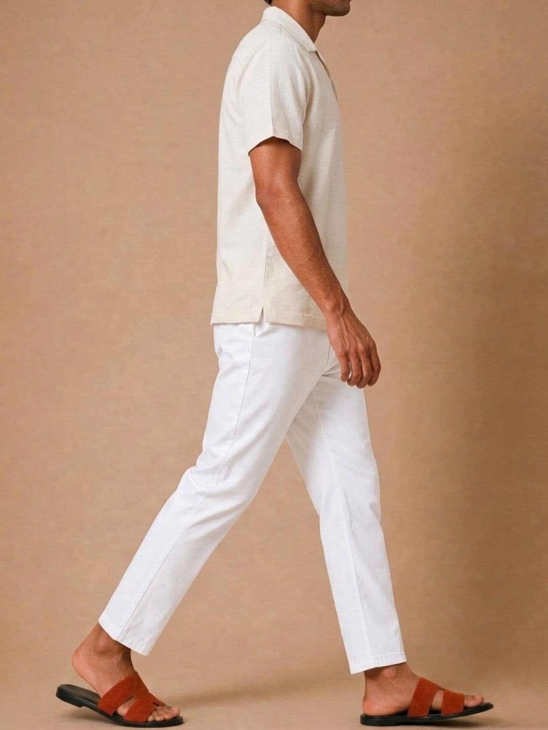 MICHEAL FERAAS Men Suede Leather Sandals thumbnail 4