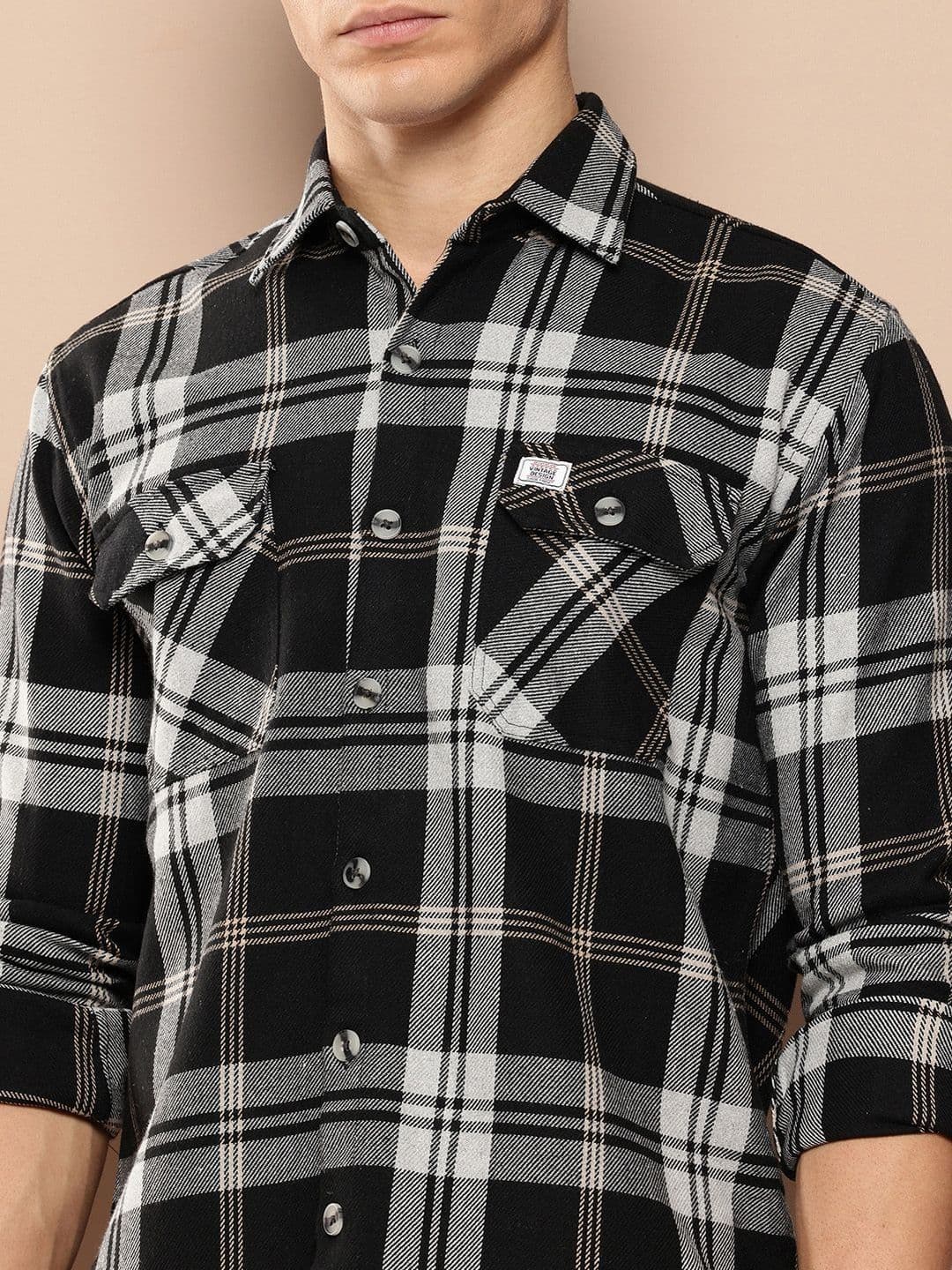 Mast & Harbour Men Relaxed Tartan Checks Checked Casual Shirt thumbnail 4
