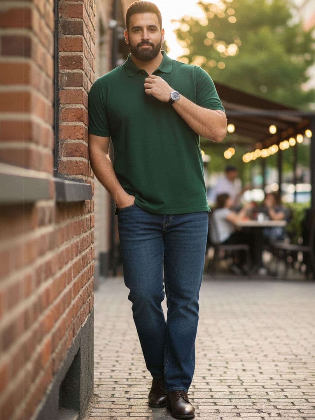 Mast & Harbour Men Polo Collar T-shirt thumbnail 3