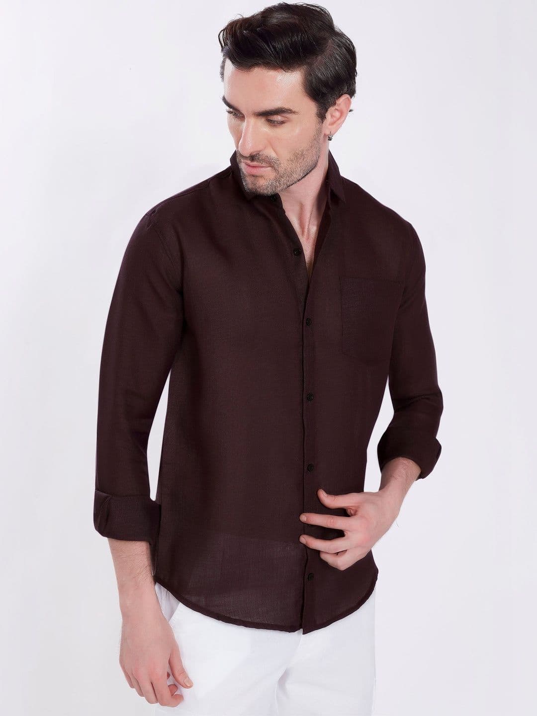 Mast & Harbour Men Slim Fit Casual Shirt thumbnail 2