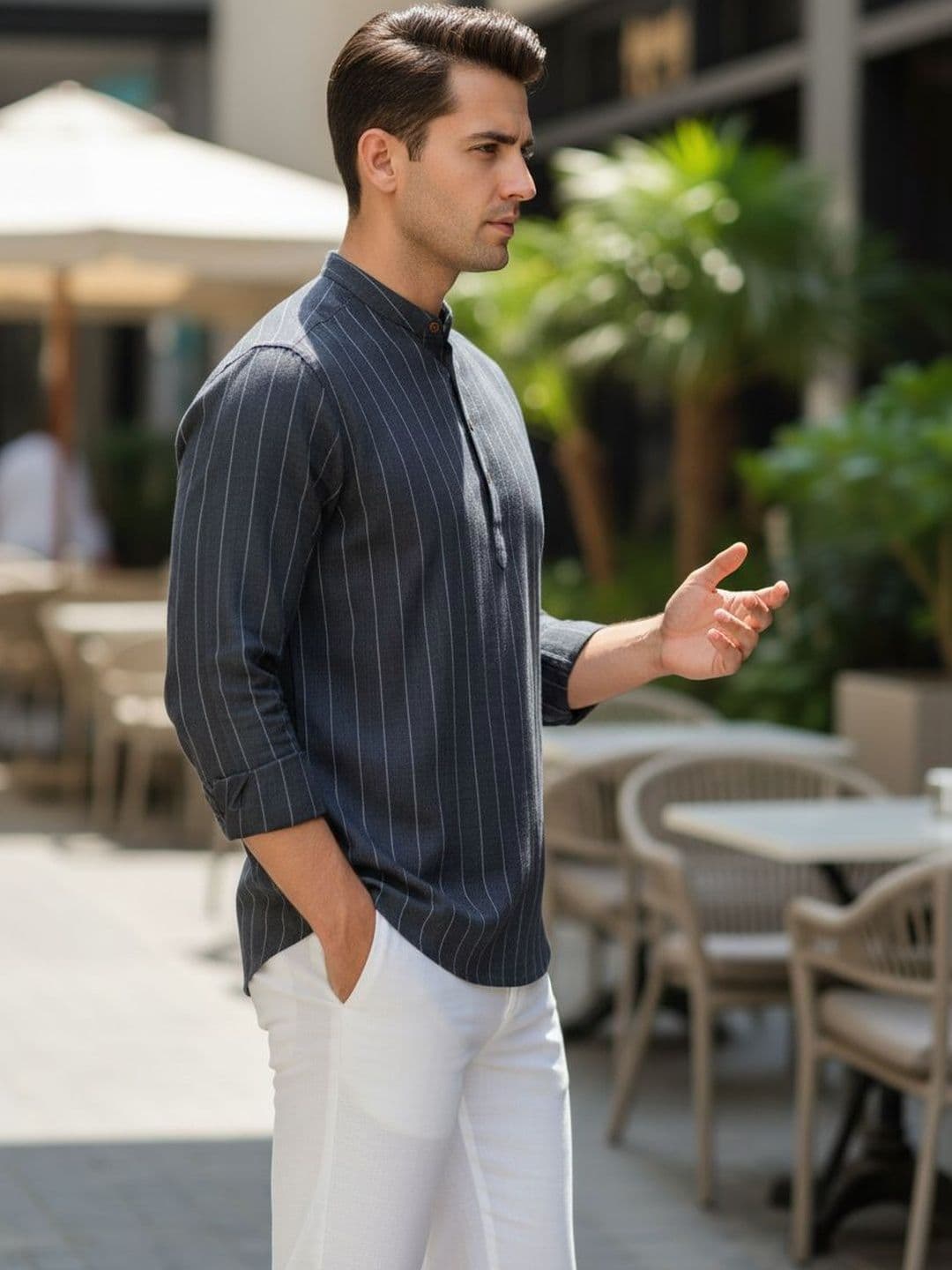 RICH STAG Men Printed Kurta thumbnail 4