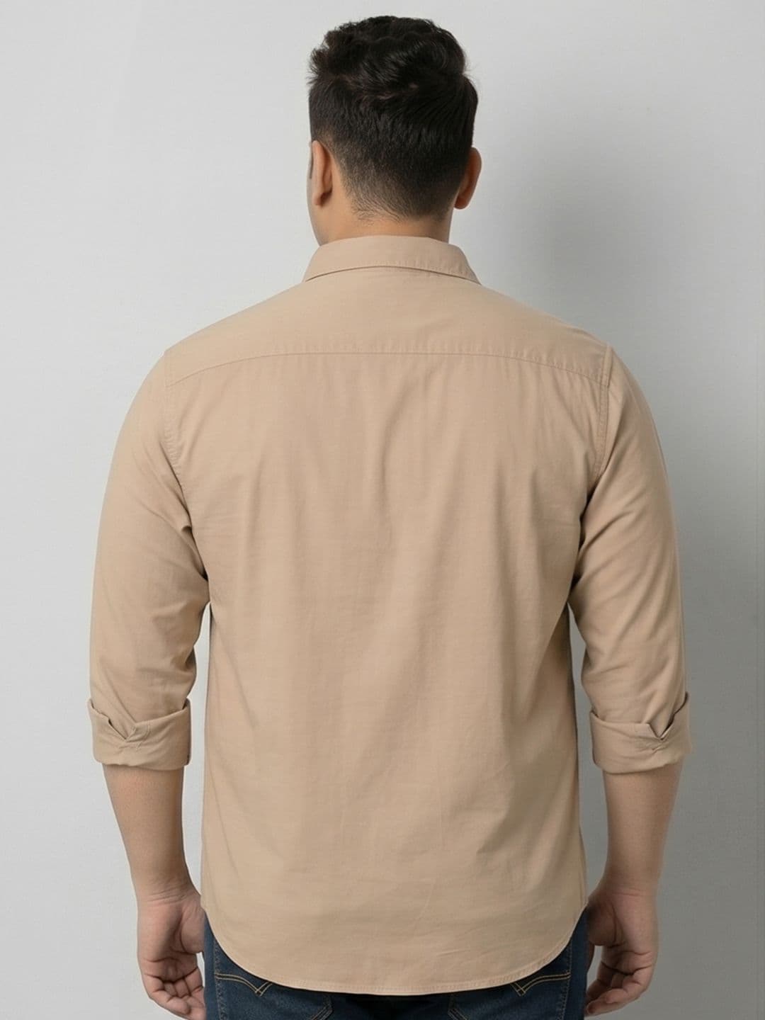 Metronaut Men Plus Size Casual Cargo Shirt thumbnail 3