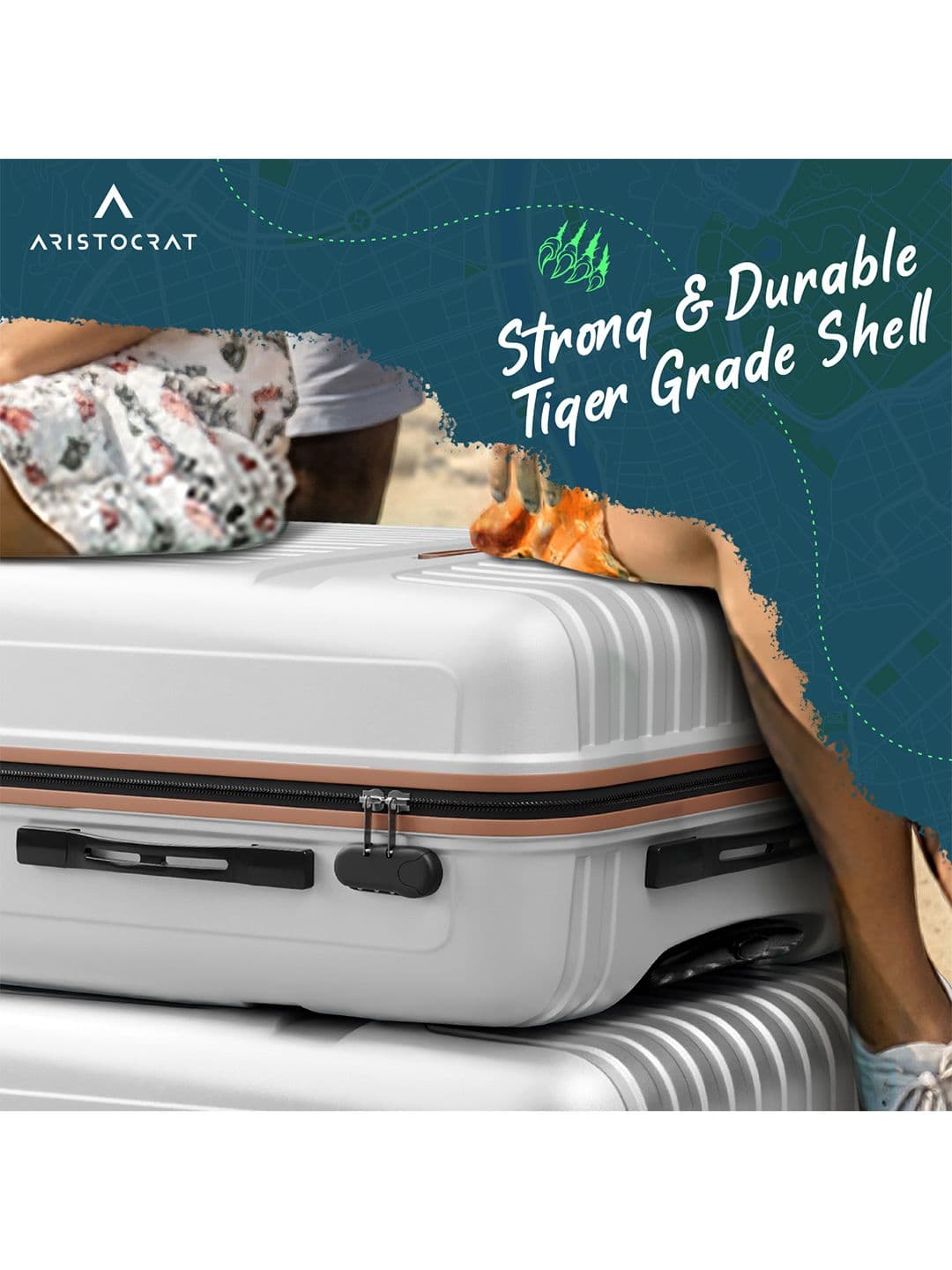 Aristocrat Atlas Textured Hard-Sided Medium Trolley Bag thumbnail 6
