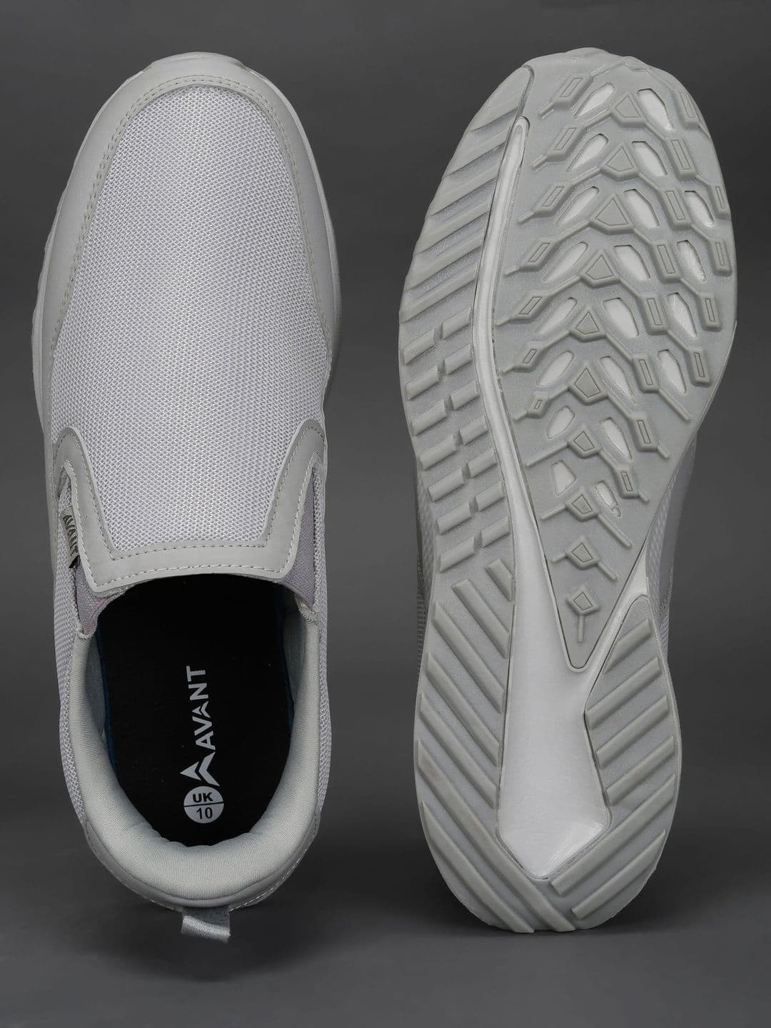 AVANT Men FlexiGlide Slip-On Walking Shoes - Grey thumbnail 4