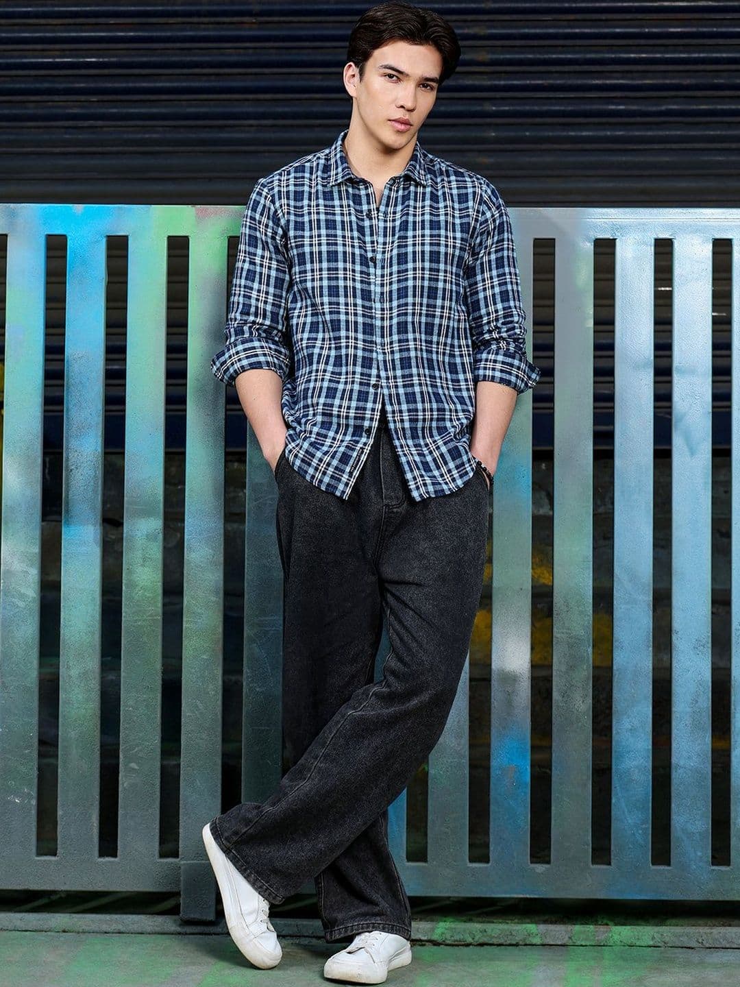 CAHOOT Men Gingham Checks Checked Casual Shirt thumbnail 4