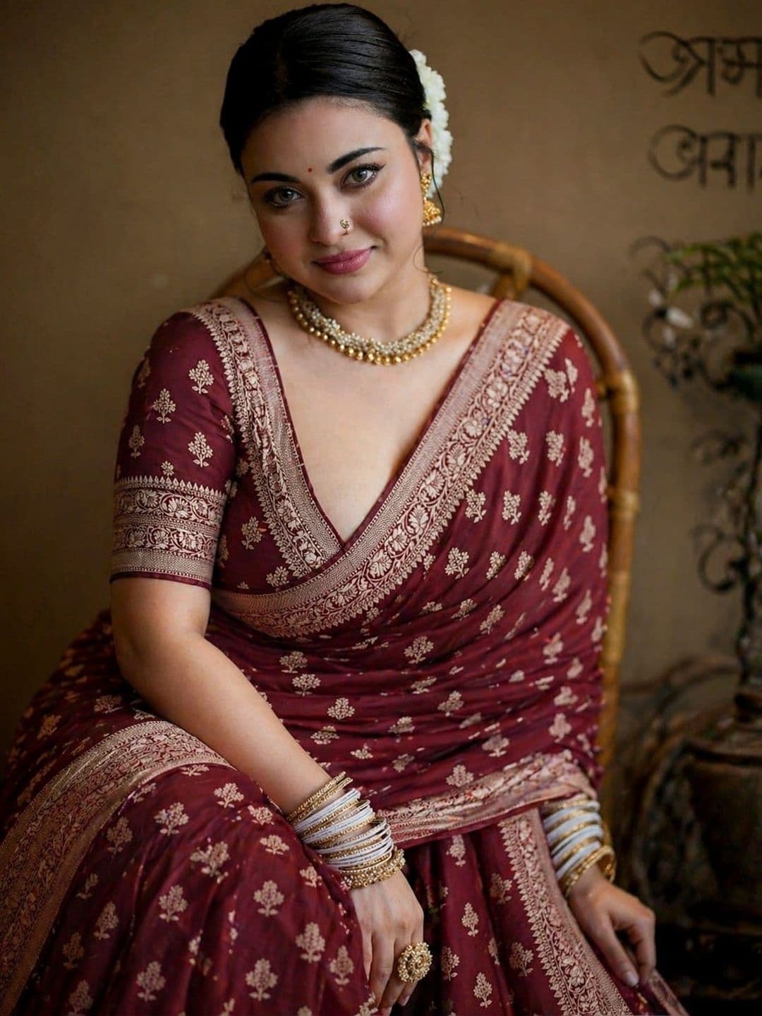 Jatin Fashion Ethnic Motifs Zari Art Silk Heavy Work Banarasi Saree thumbnail 5