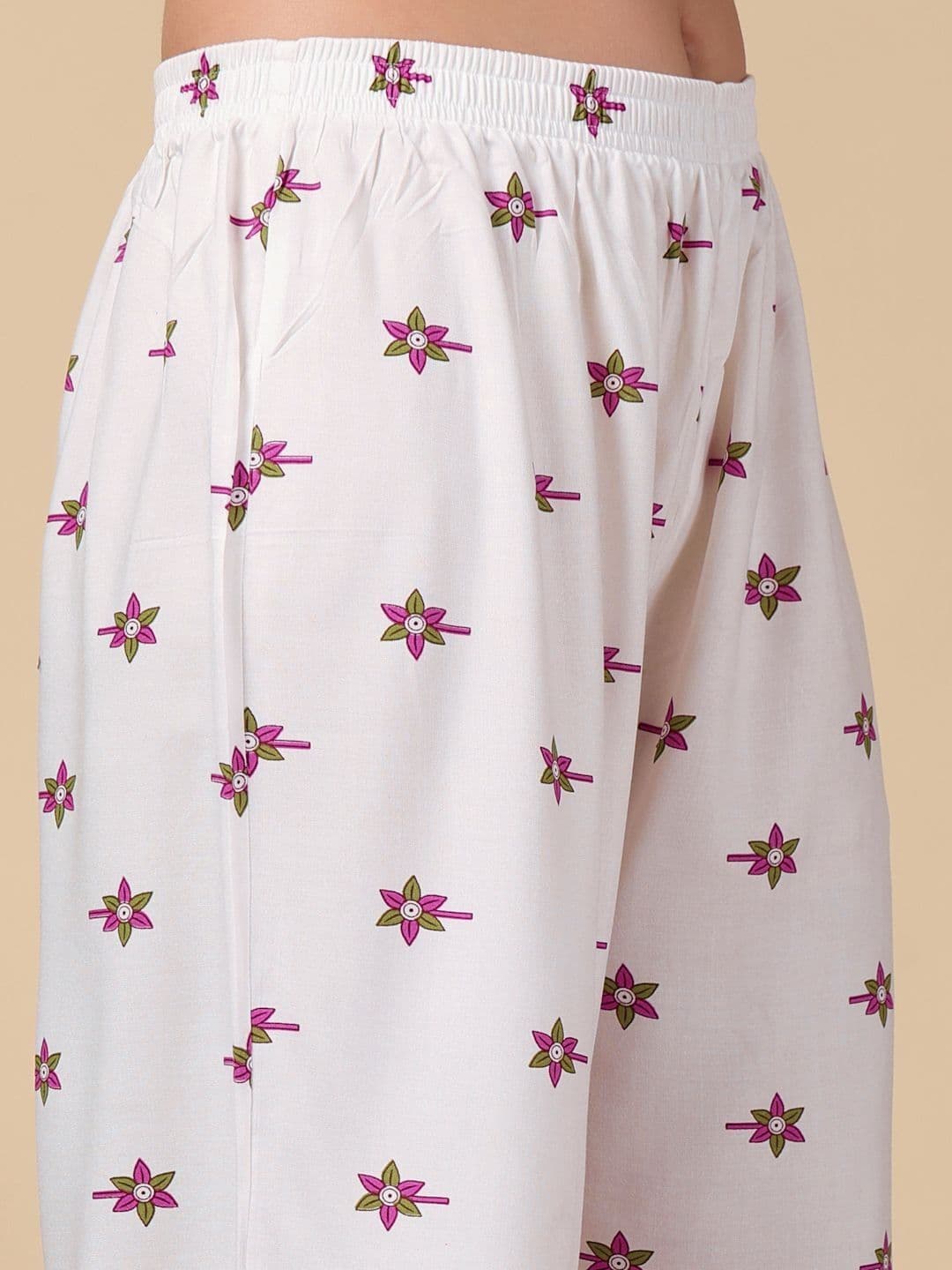 KLOTTHE Women Printed Straight Palazzos thumbnail 2
