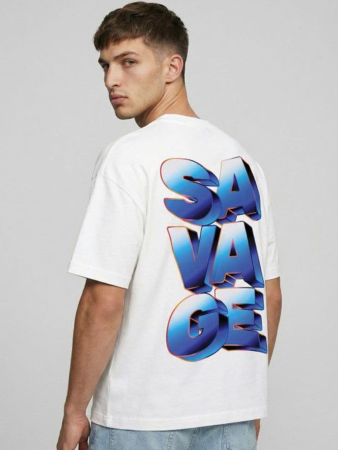 High Star Men Typography Printed T-shirt thumbnail 3