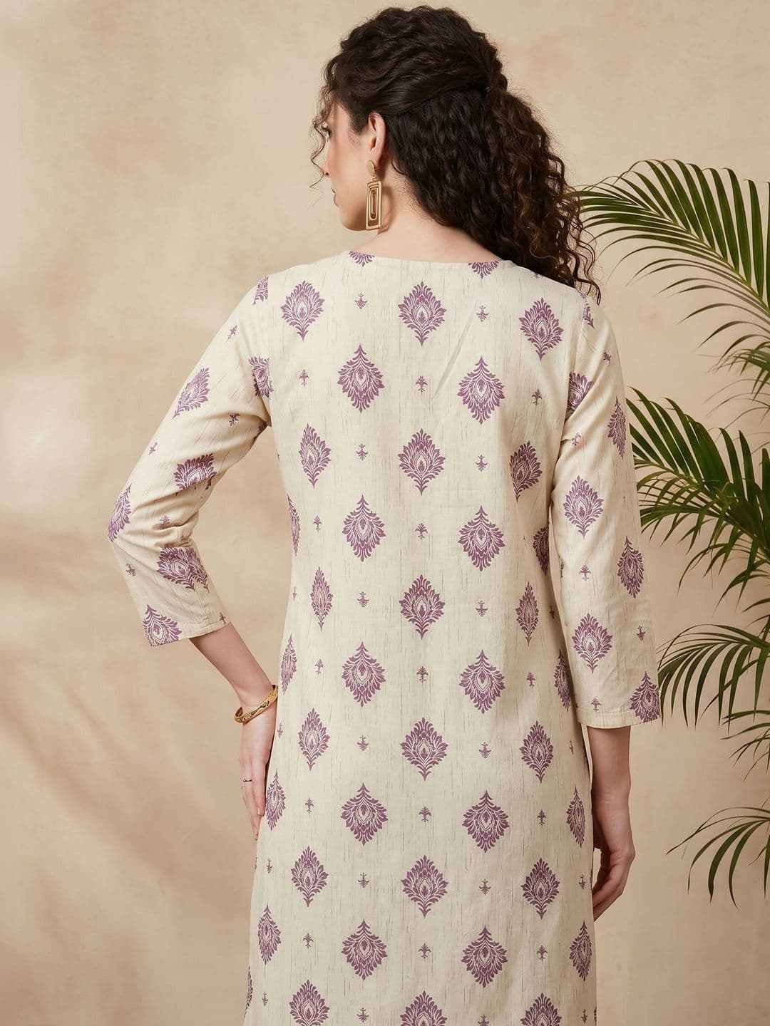 Anouk Rustic Women Ethnic Motifs Printed Indie Prints Kurta thumbnail 4