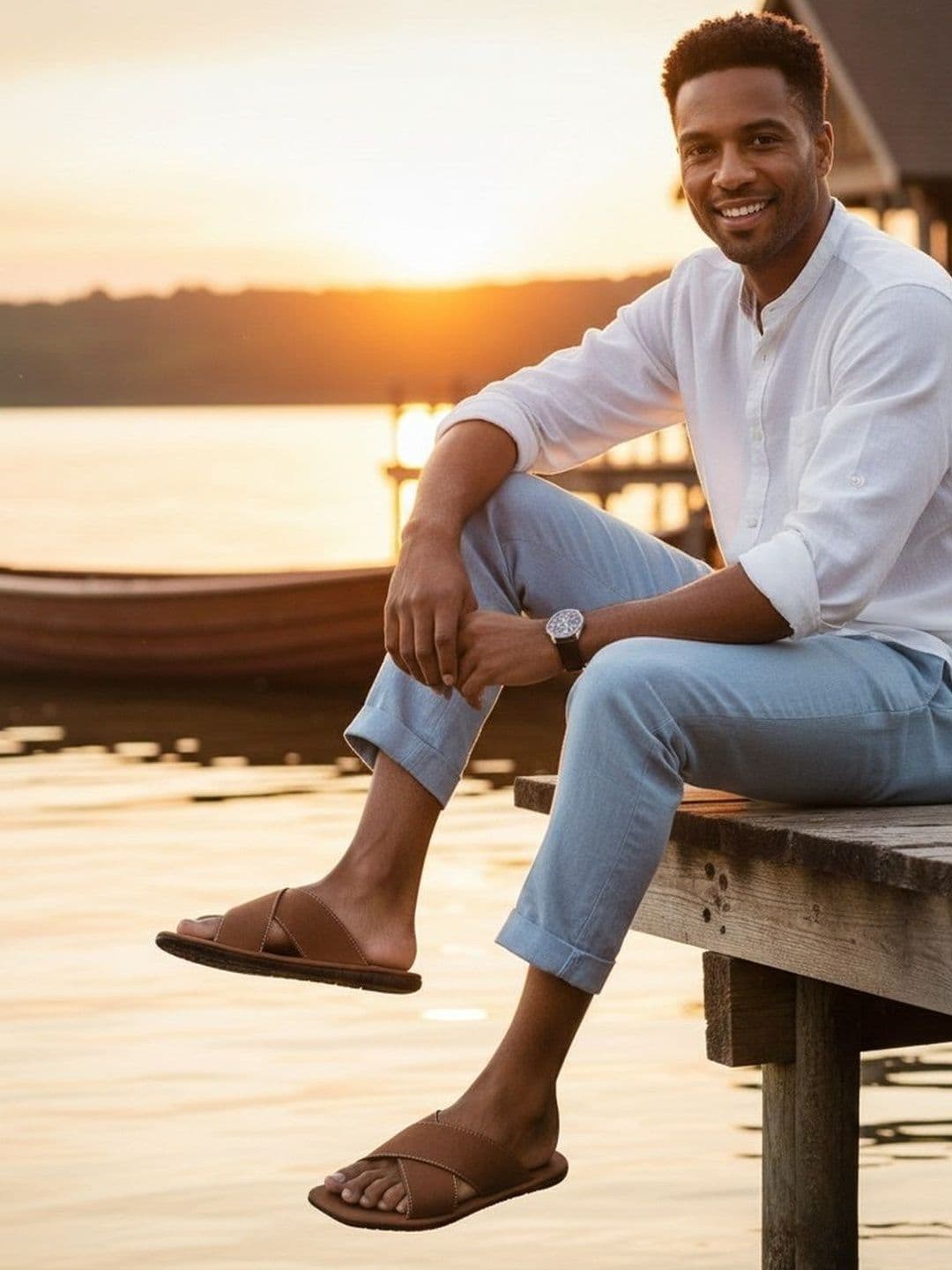 Prolific Men Slip-On Flip Flops - view 1