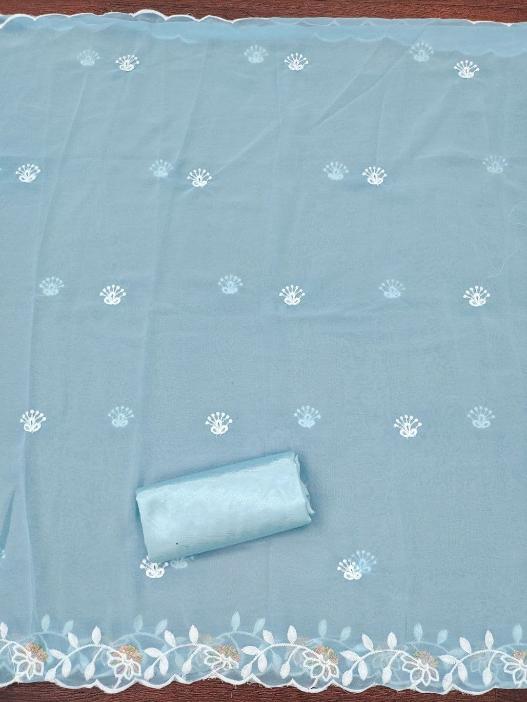 Rangtulika Ethnics Embroidered Unstitched Dress Material thumbnail 2
