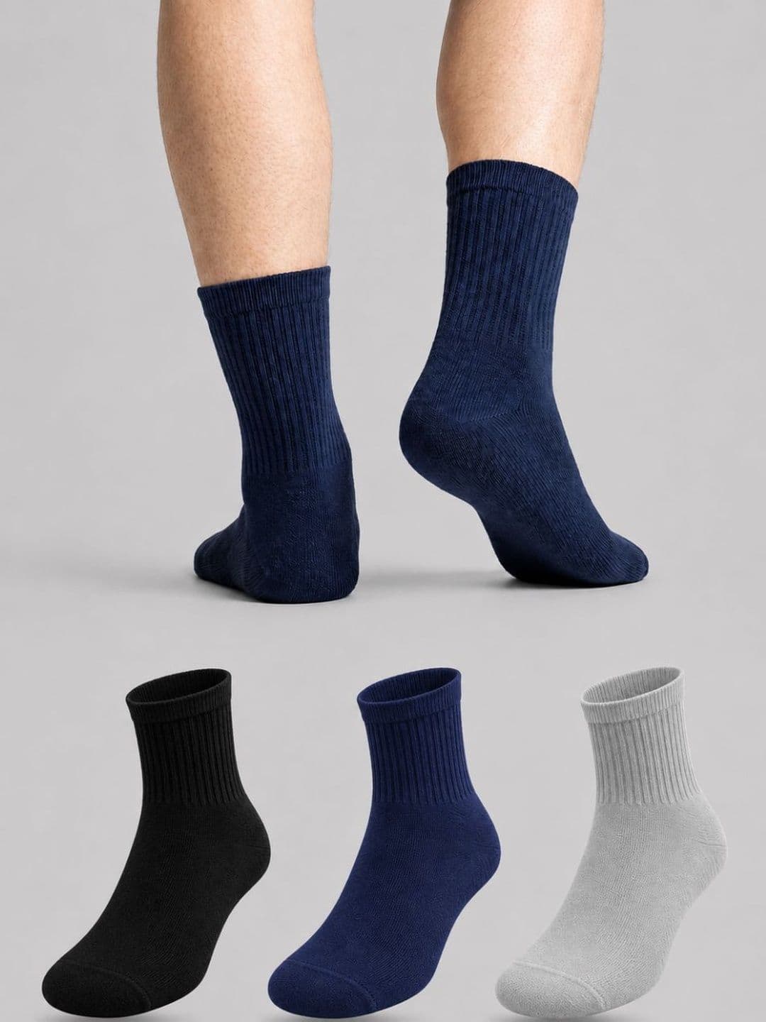 Sockscarving Men Pack of 3 Cotton Above Ankle Socks - view 1