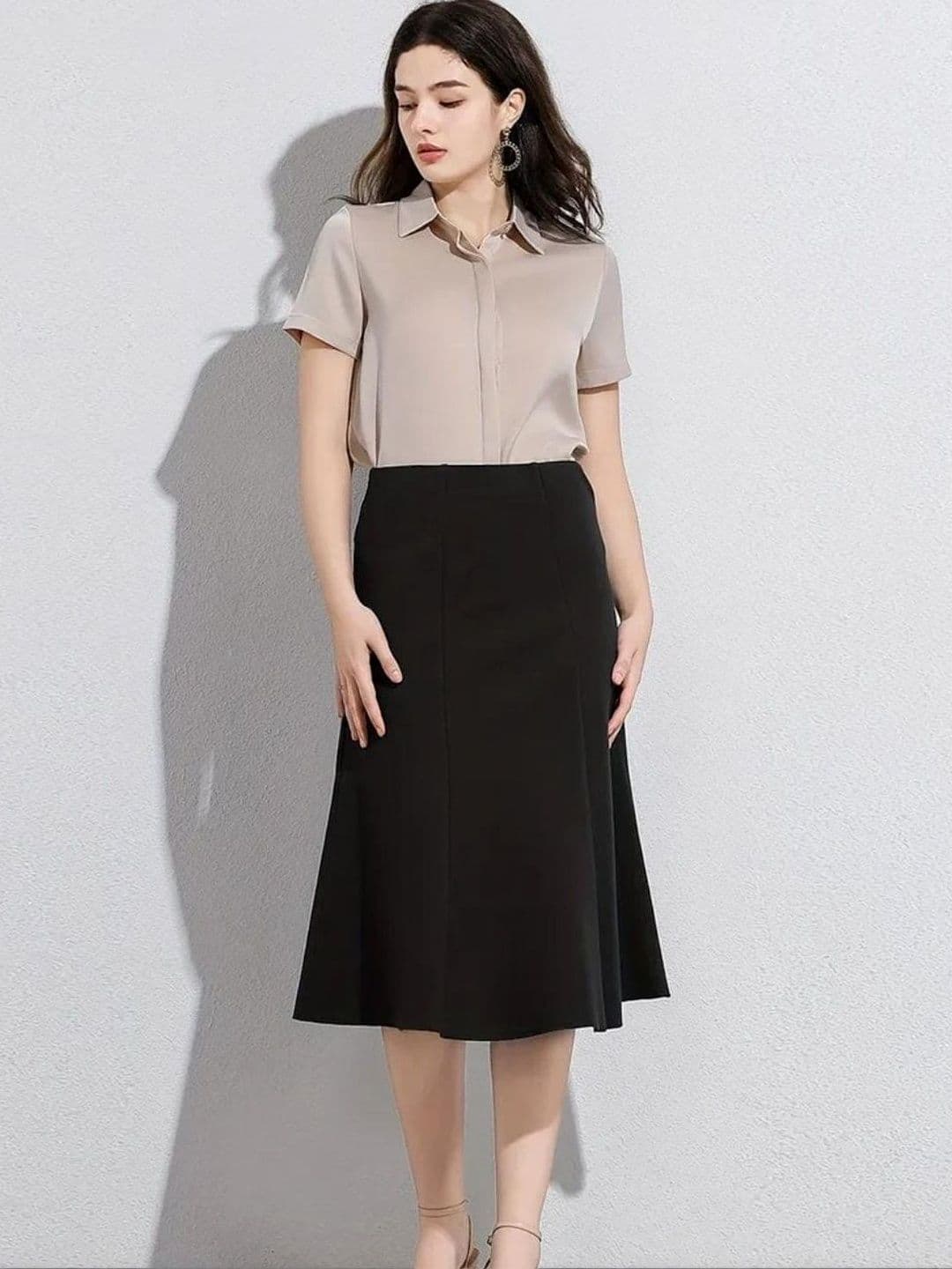 JINJIN FASHION Women Midi A-Line Skirt - view 1
