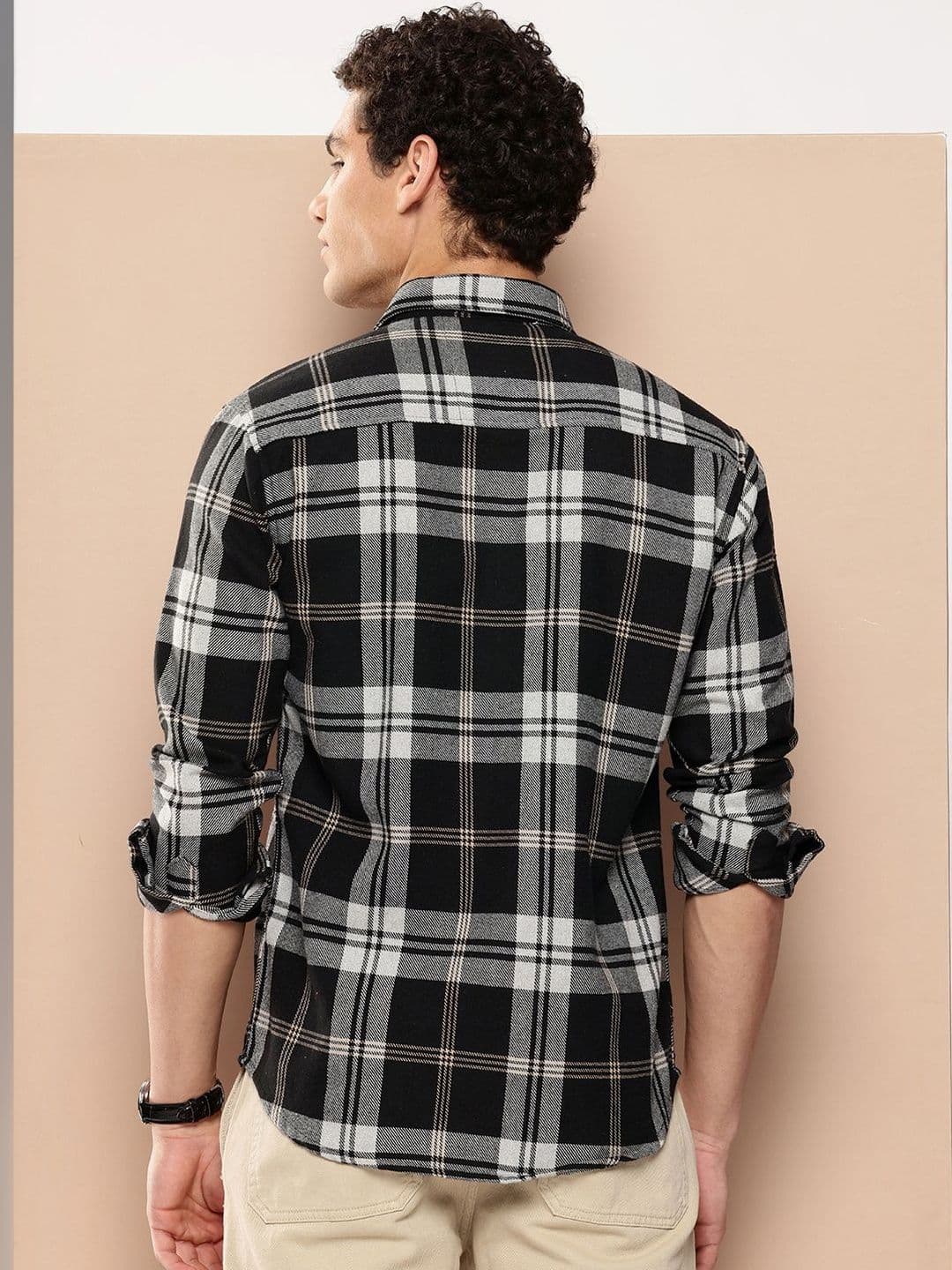 Mast & Harbour Men Relaxed Tartan Checks Checked Casual Shirt thumbnail 5