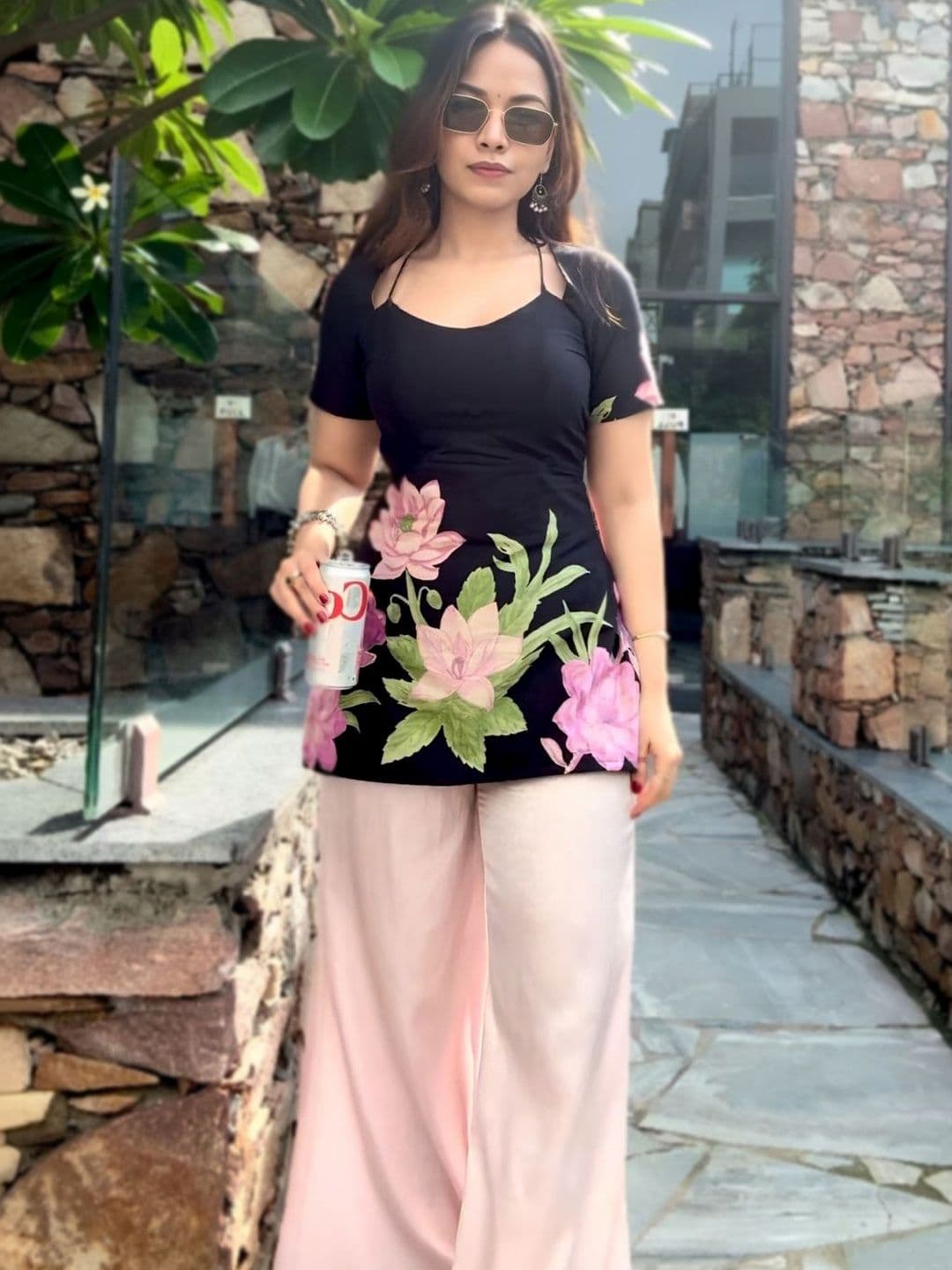 GoSriKi Floral Printed Kurti thumbnail 4
