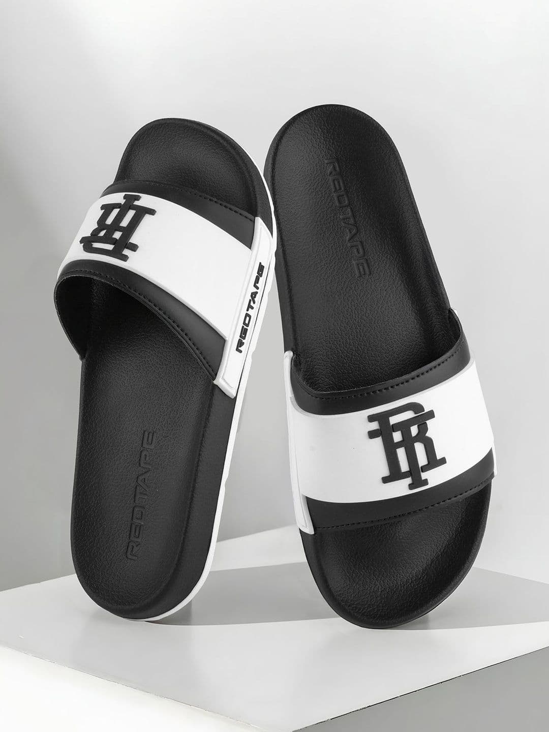 Red Tape Men Colourblocked EVA Comfort Sliders - view 1