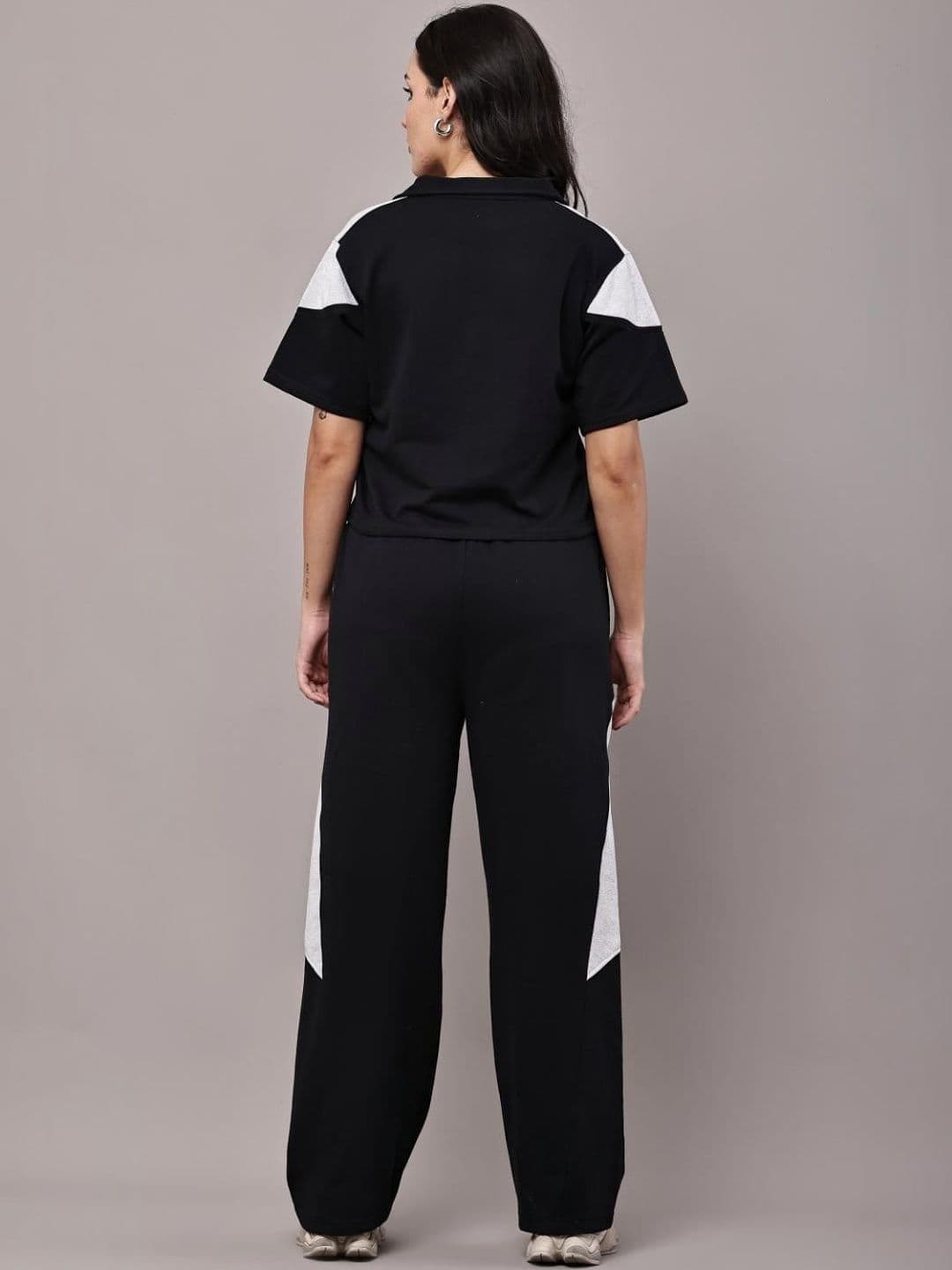 BAESD Women Colourblocked T-shirt with Trousers thumbnail 4