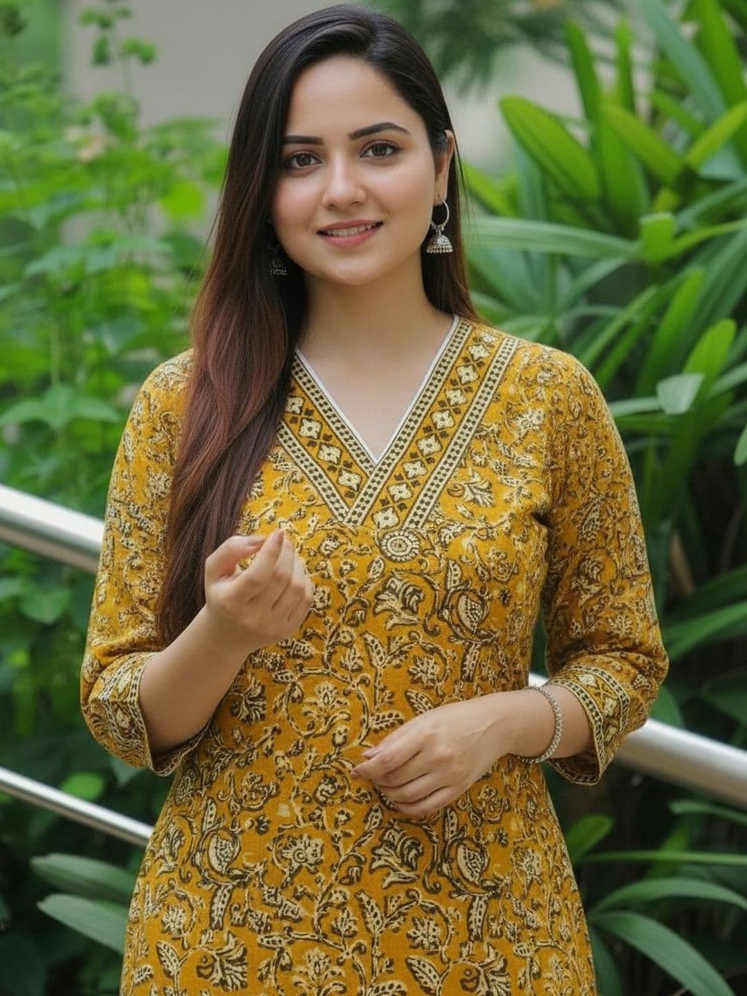 Sa Rasa Women Floral Printed Kurta thumbnail 3