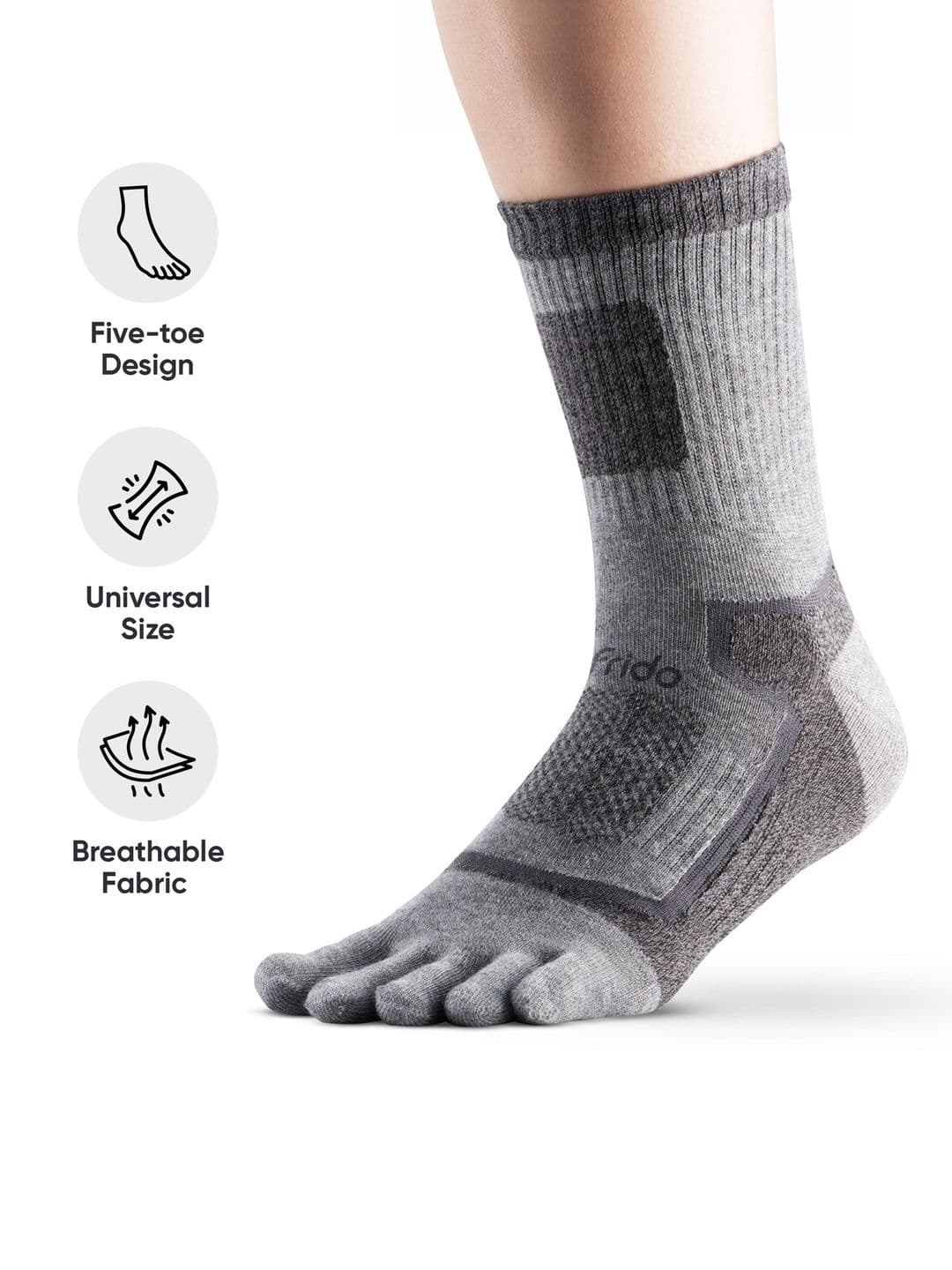 FRIDO Men Cotton Colourblocked Calf Length Socks thumbnail 6