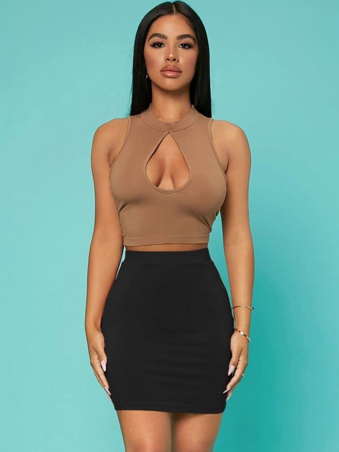 JINJIN FASHION Women Mini Straight Skirt thumbnail 3