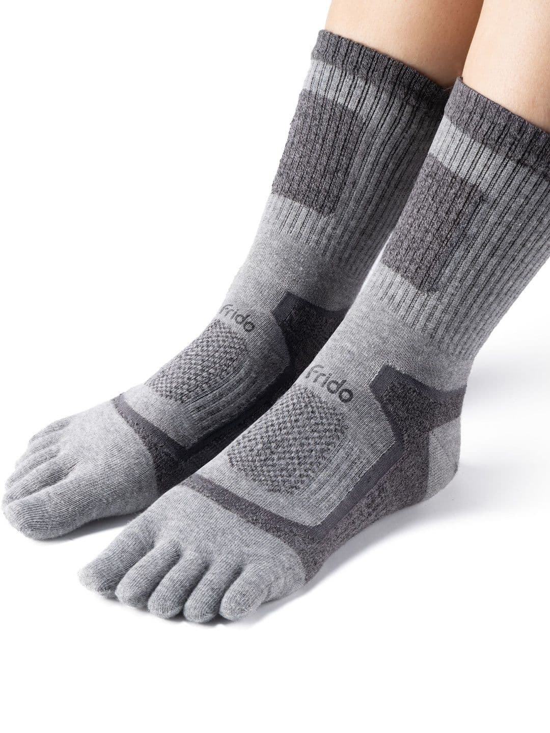 FRIDO Men Cotton Colourblocked Calf Length Socks - view 1