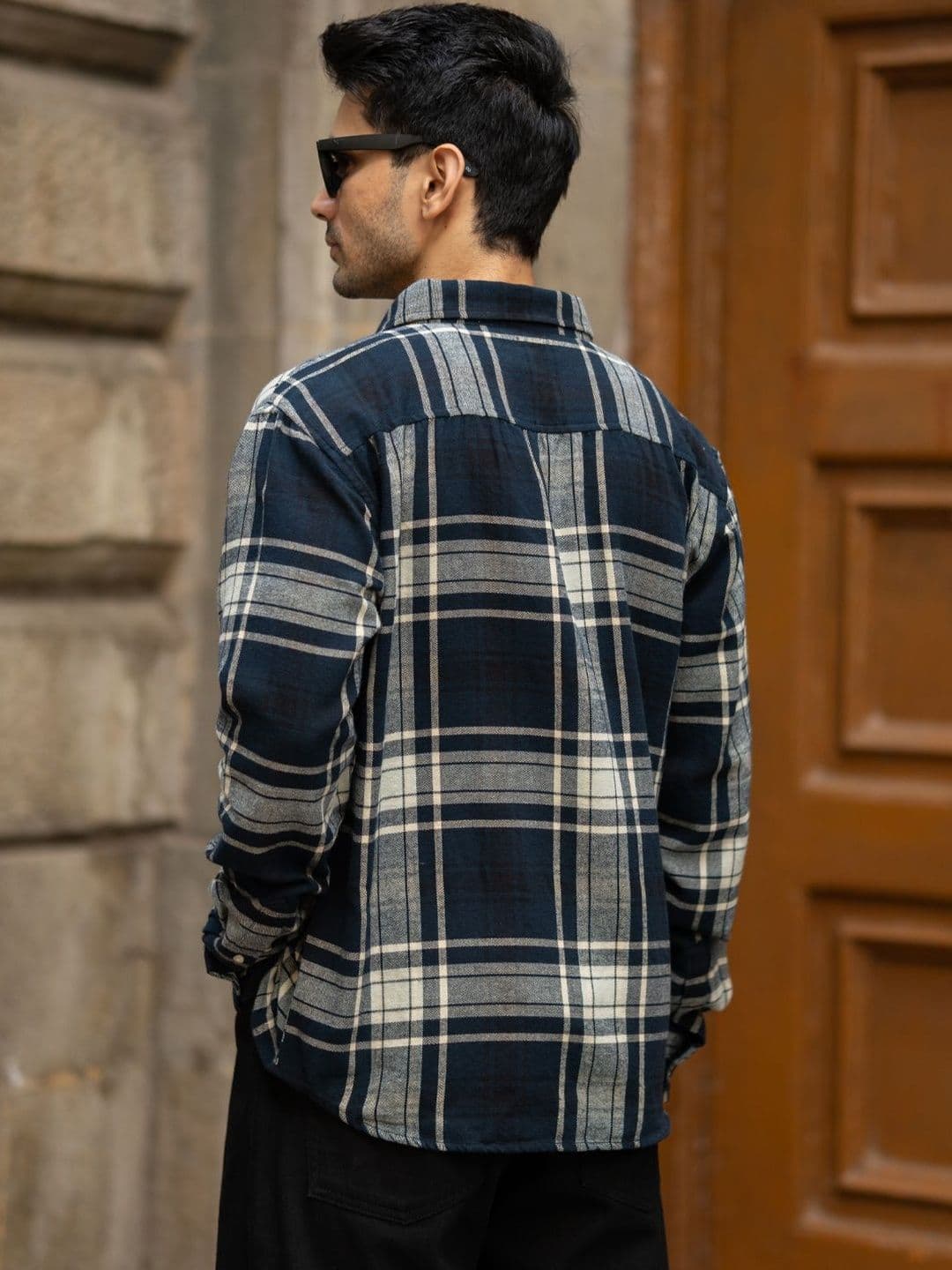 Powerlook Men Tartan Checks Checked Casual Shirt thumbnail 4