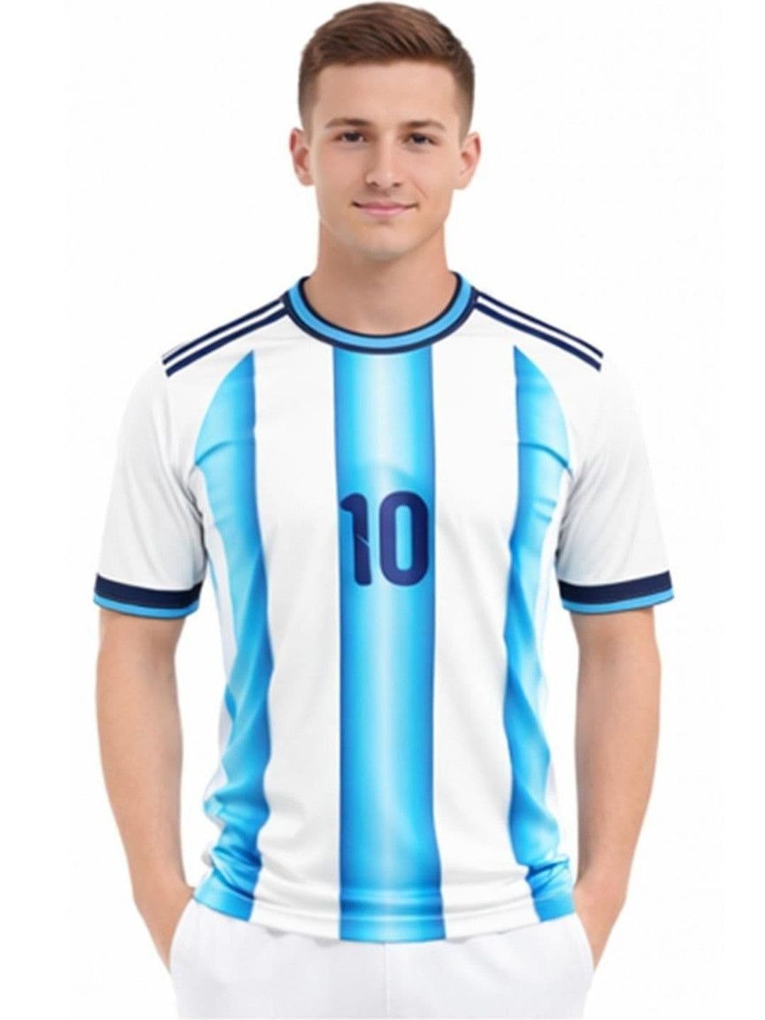teky Men Striped T-shirt