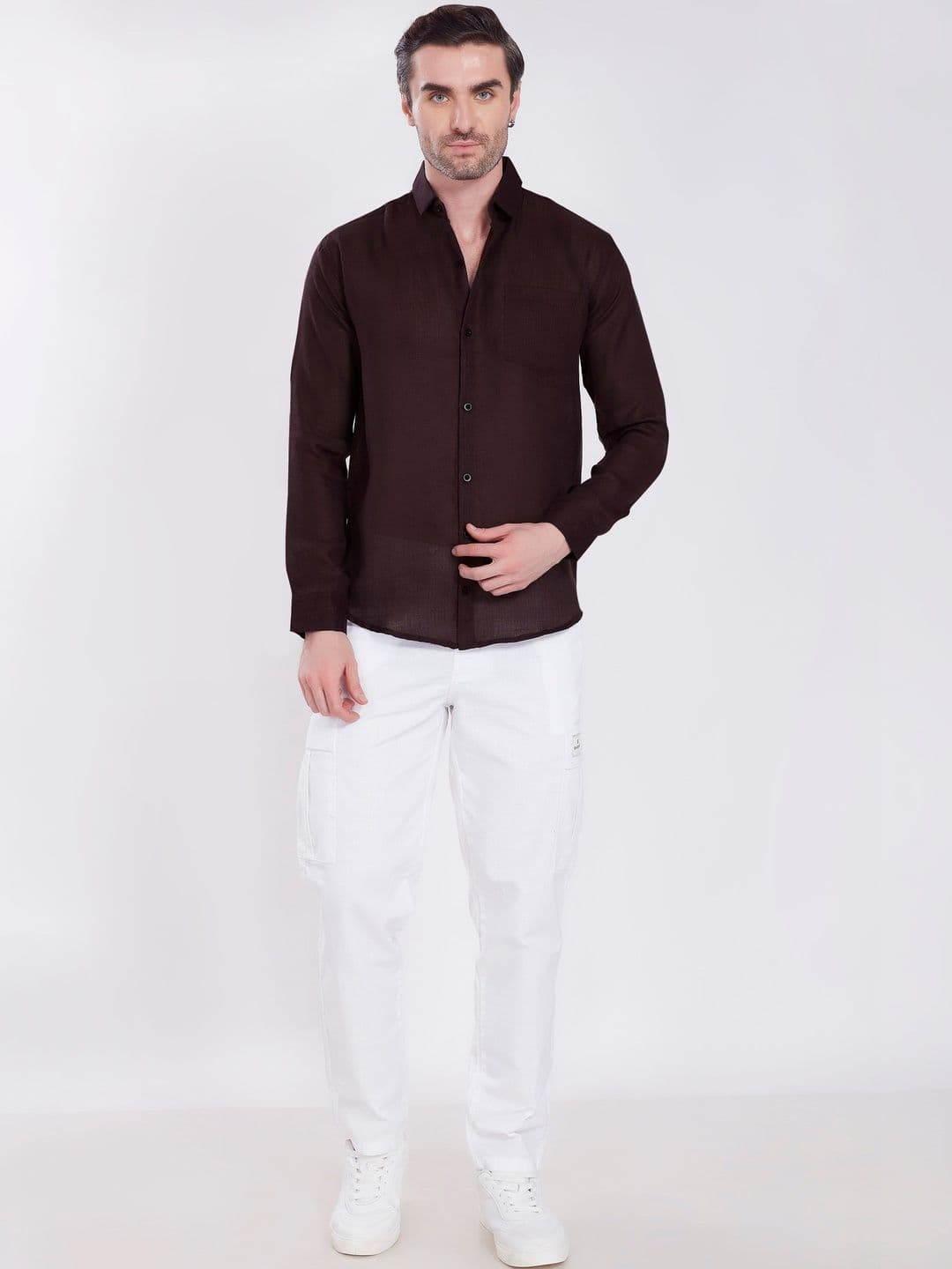 Mast & Harbour Men Slim Fit Casual Shirt thumbnail 6