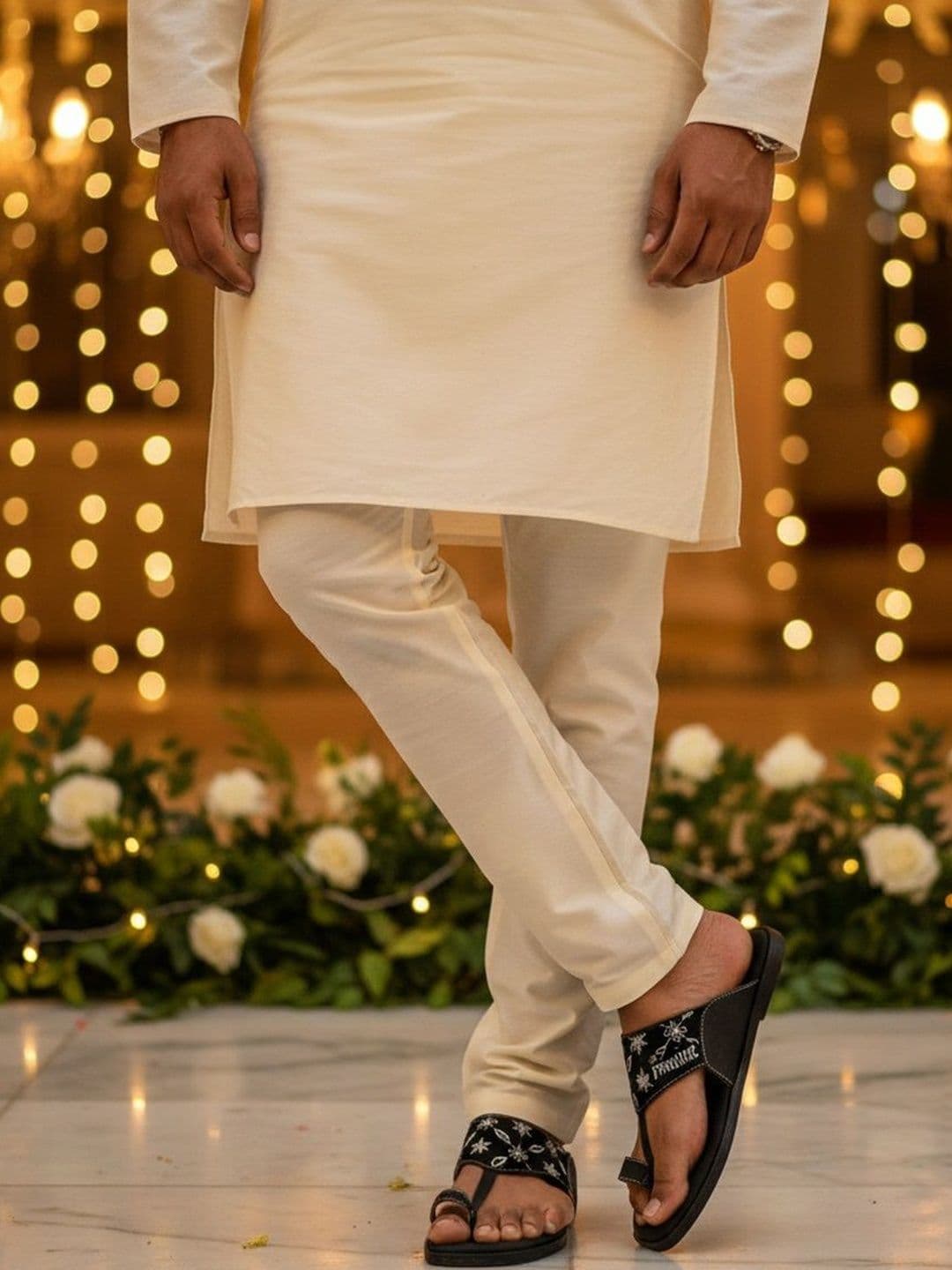 House of Pataudi Men Slip-On Comfort Sandals thumbnail 3