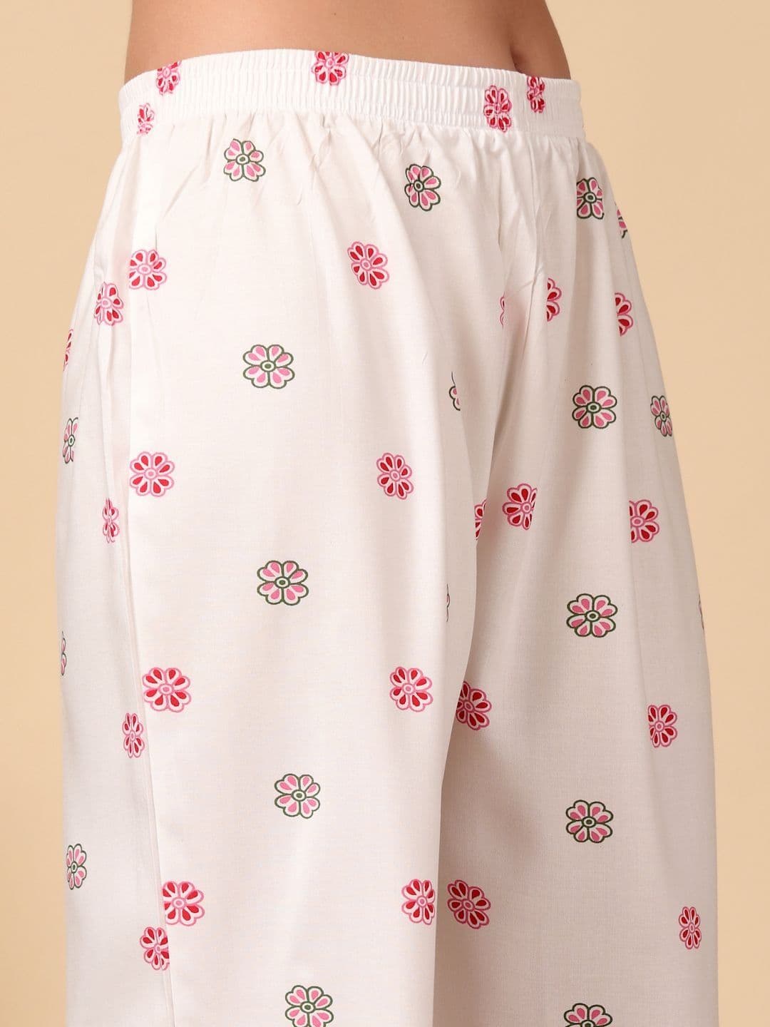 KLOTTHE Women Printed Straight Palazzos thumbnail 3