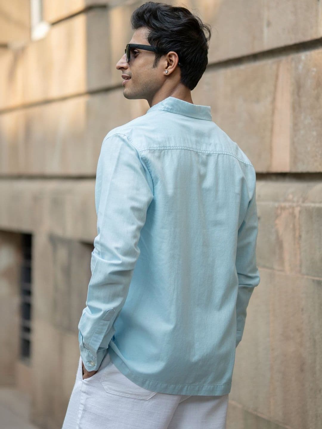 Powerlook Men Spread Collar Long Sleeves Shirt thumbnail 2