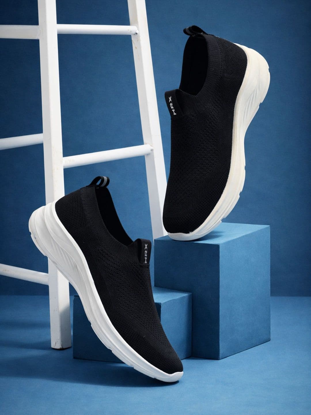 HRX by Hrithik Roshan Men Textured Slip-On Sneakers