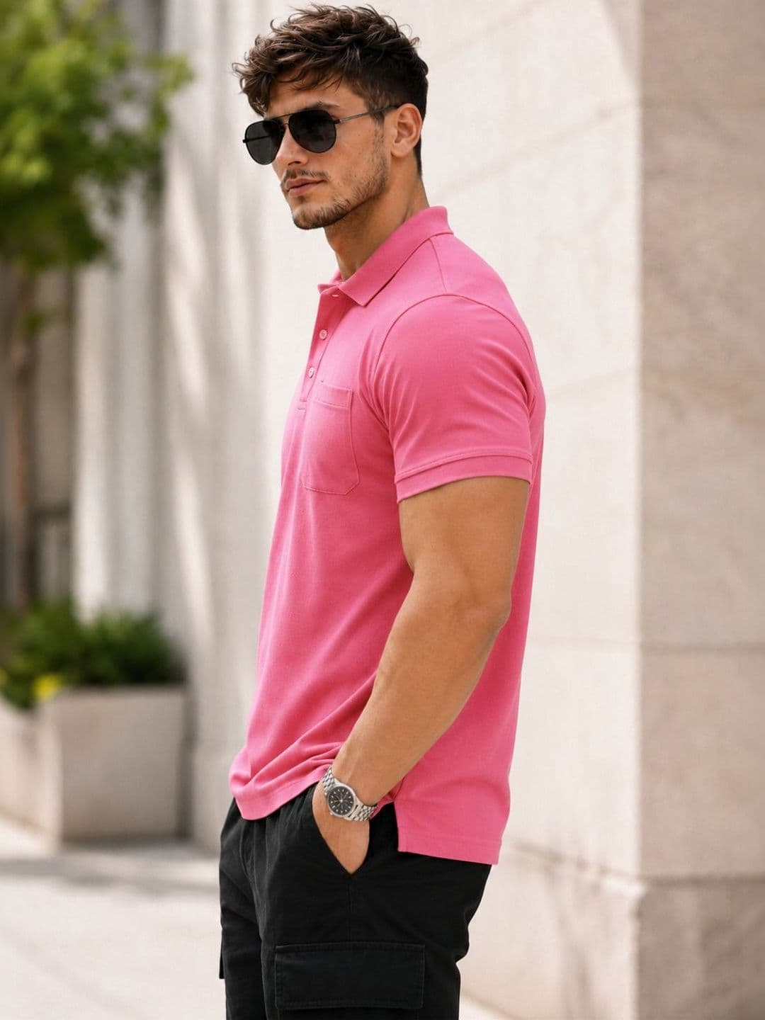 SCUBA Men Polo Collar Pockets T-shirt thumbnail 2