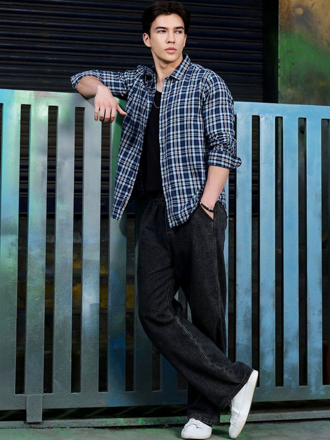 CAHOOT Men Gingham Checks Checked Casual Shirt thumbnail 6