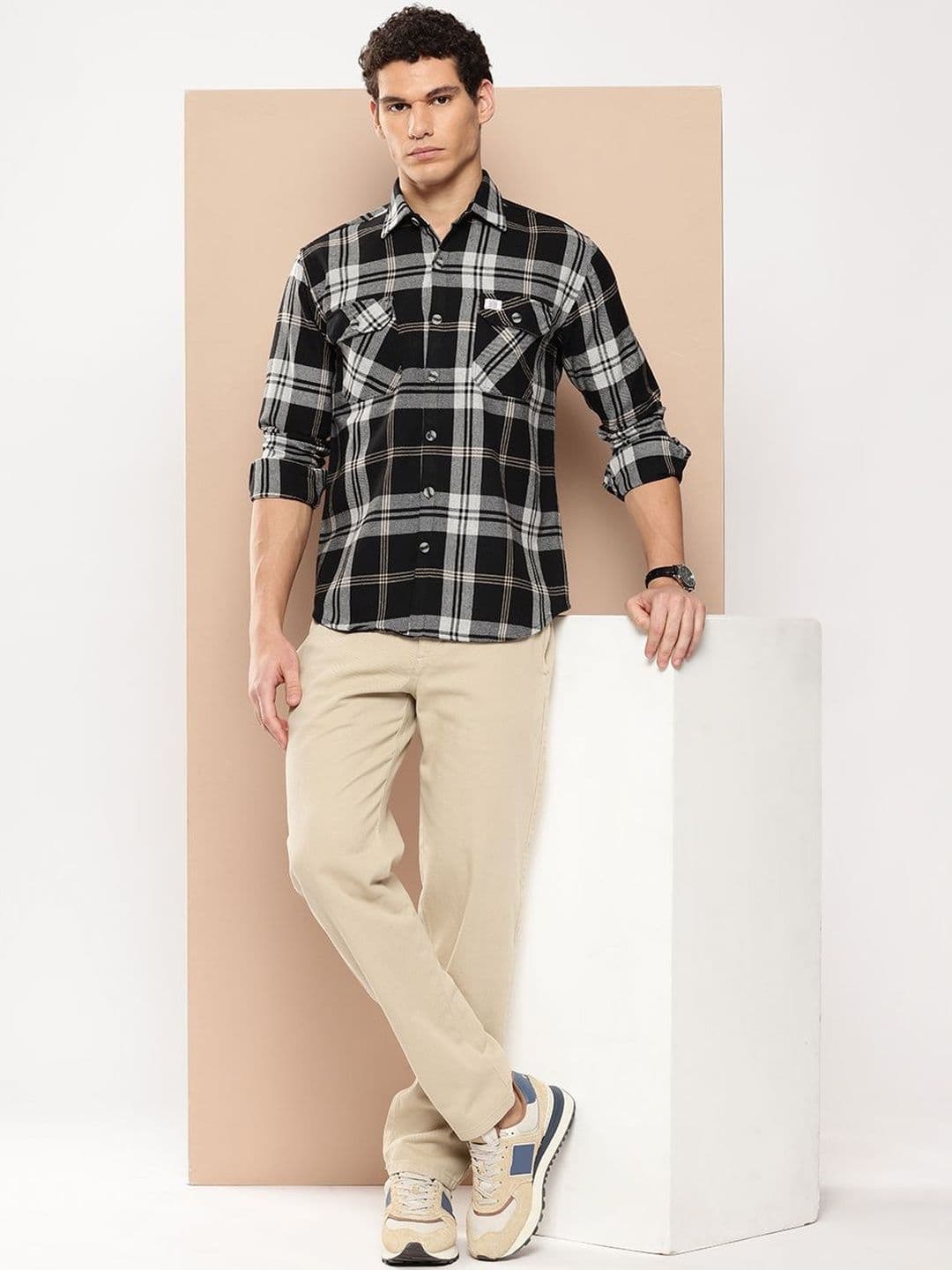 Mast & Harbour Men Relaxed Tartan Checks Checked Casual Shirt thumbnail 2