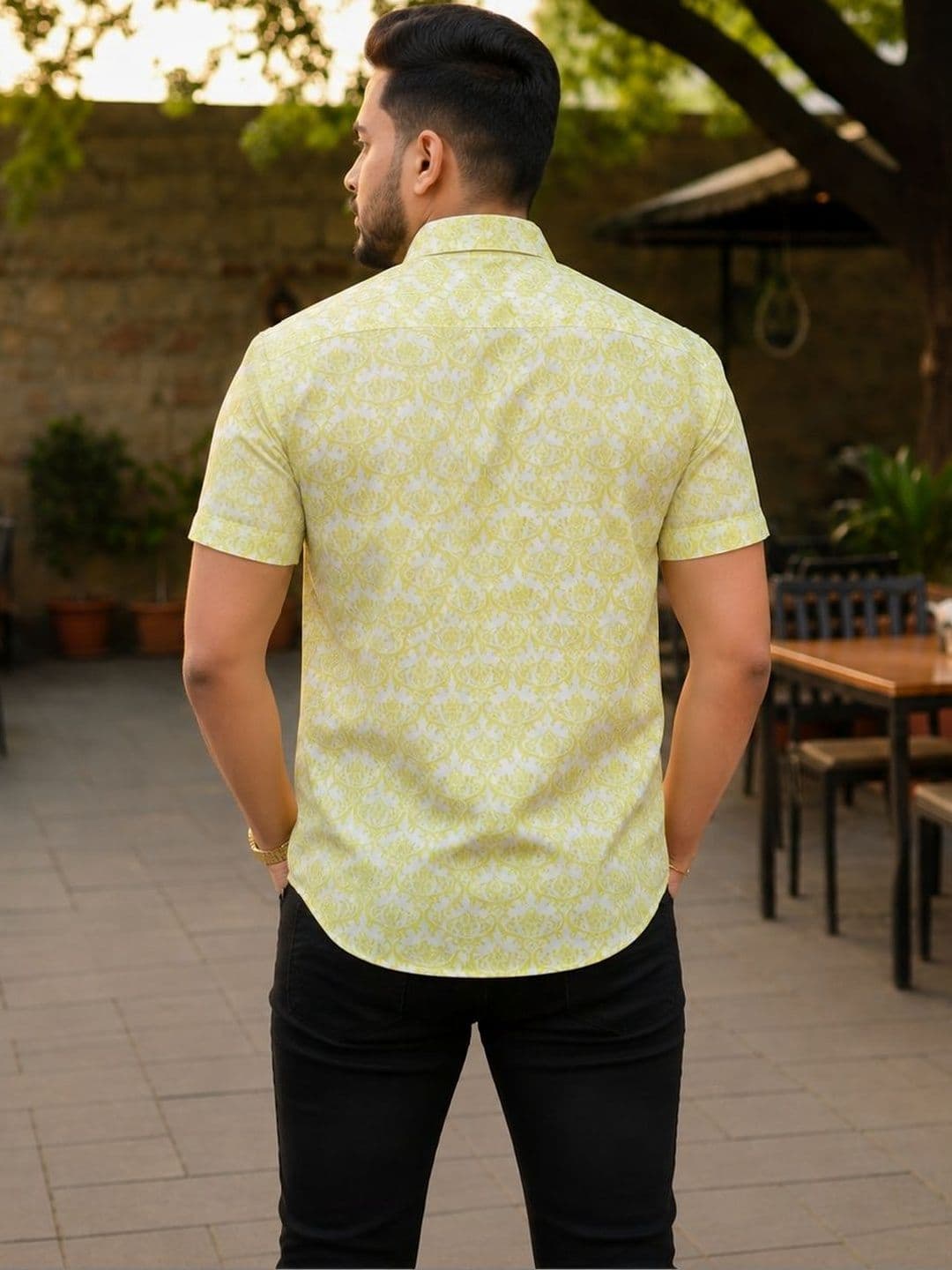 HERE&NOW Men Comfort Printed Casual Shirt thumbnail 4