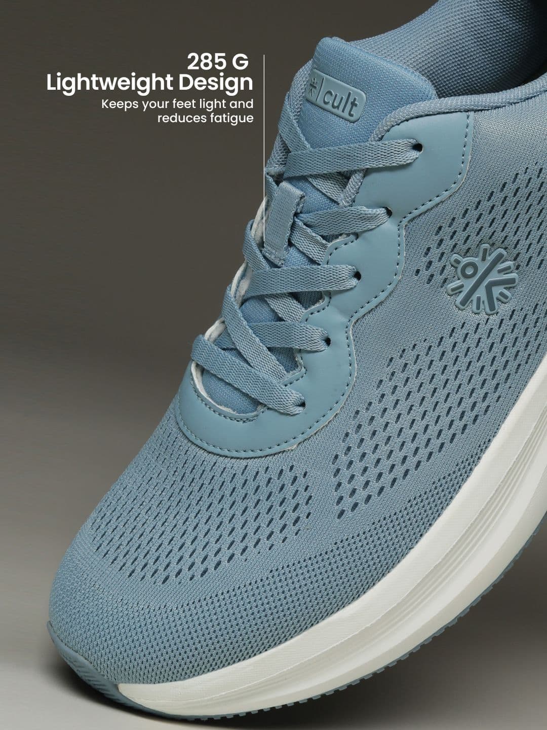 CULT Mens AeroVent Running Shoes - Slate thumbnail 6