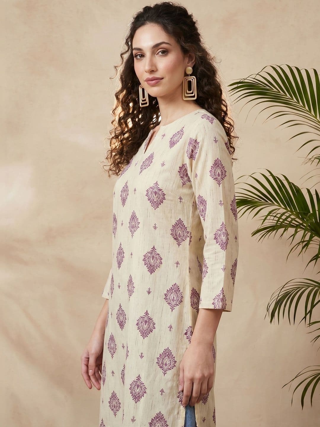 Anouk Rustic Women Ethnic Motifs Printed Indie Prints Kurta thumbnail 5