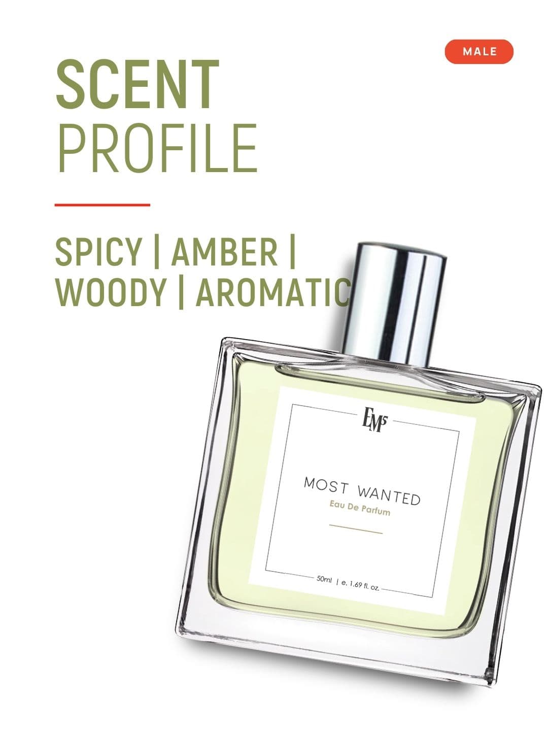 EM5 Most Wanted Long Lasting Eau De Parfum - 50 ml thumbnail 6